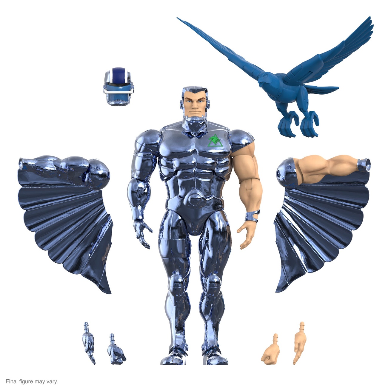 SilverHawks Ultimates Action figure Steelwill (Toy Version Vac Metal) 18 cm