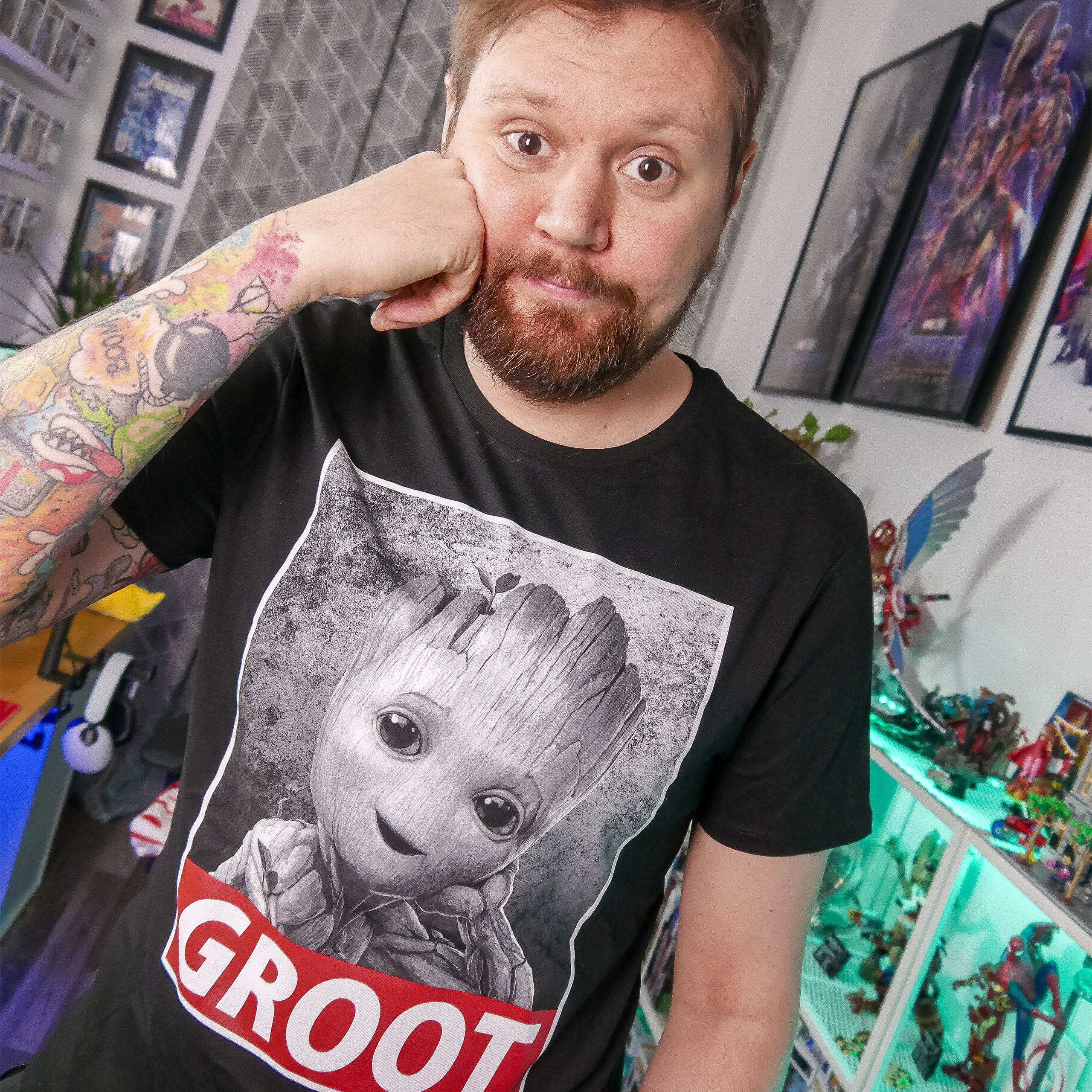 Baby Groot T-Shirt black - Marvel