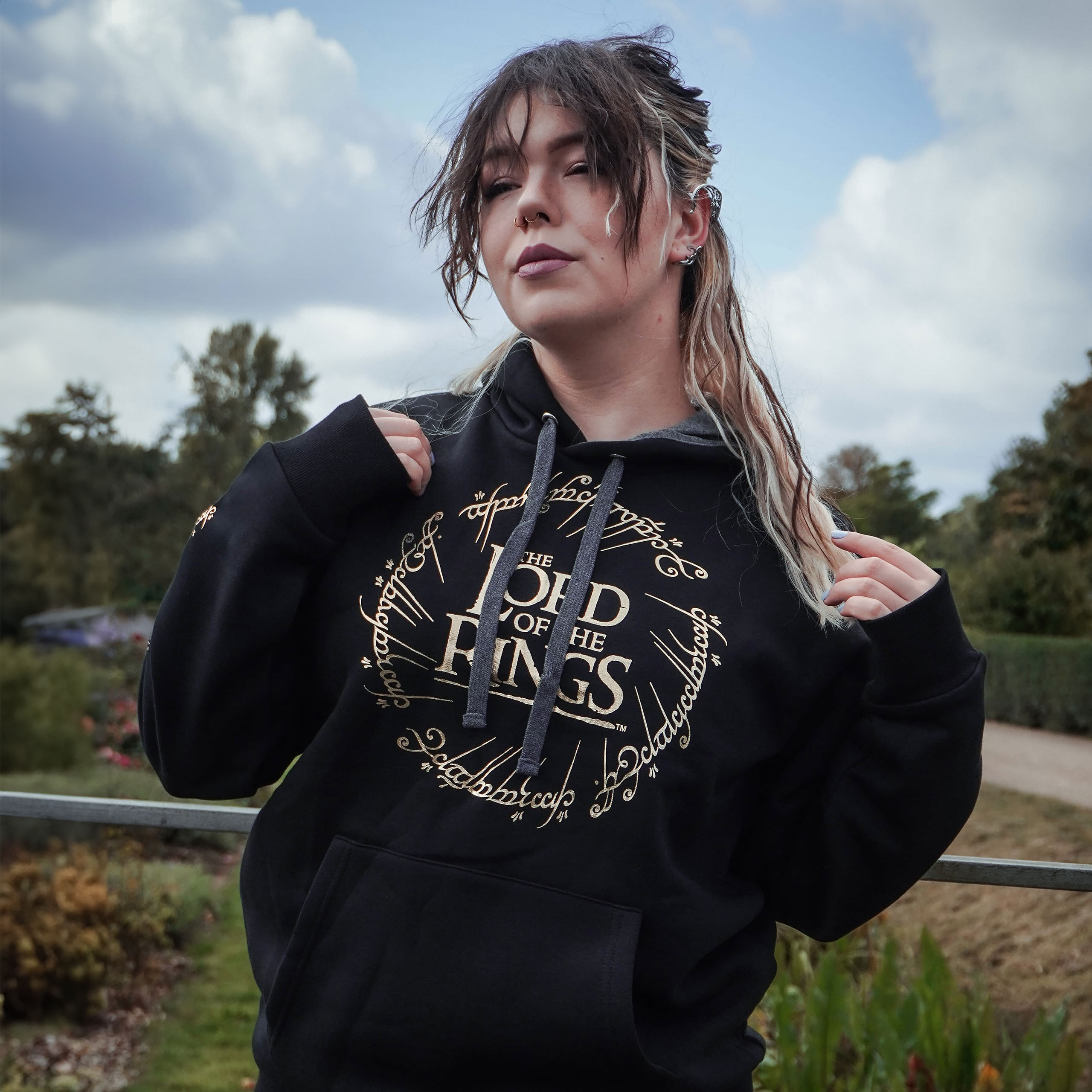 The Lord of the Rings - The One Ring Logo Hoodie