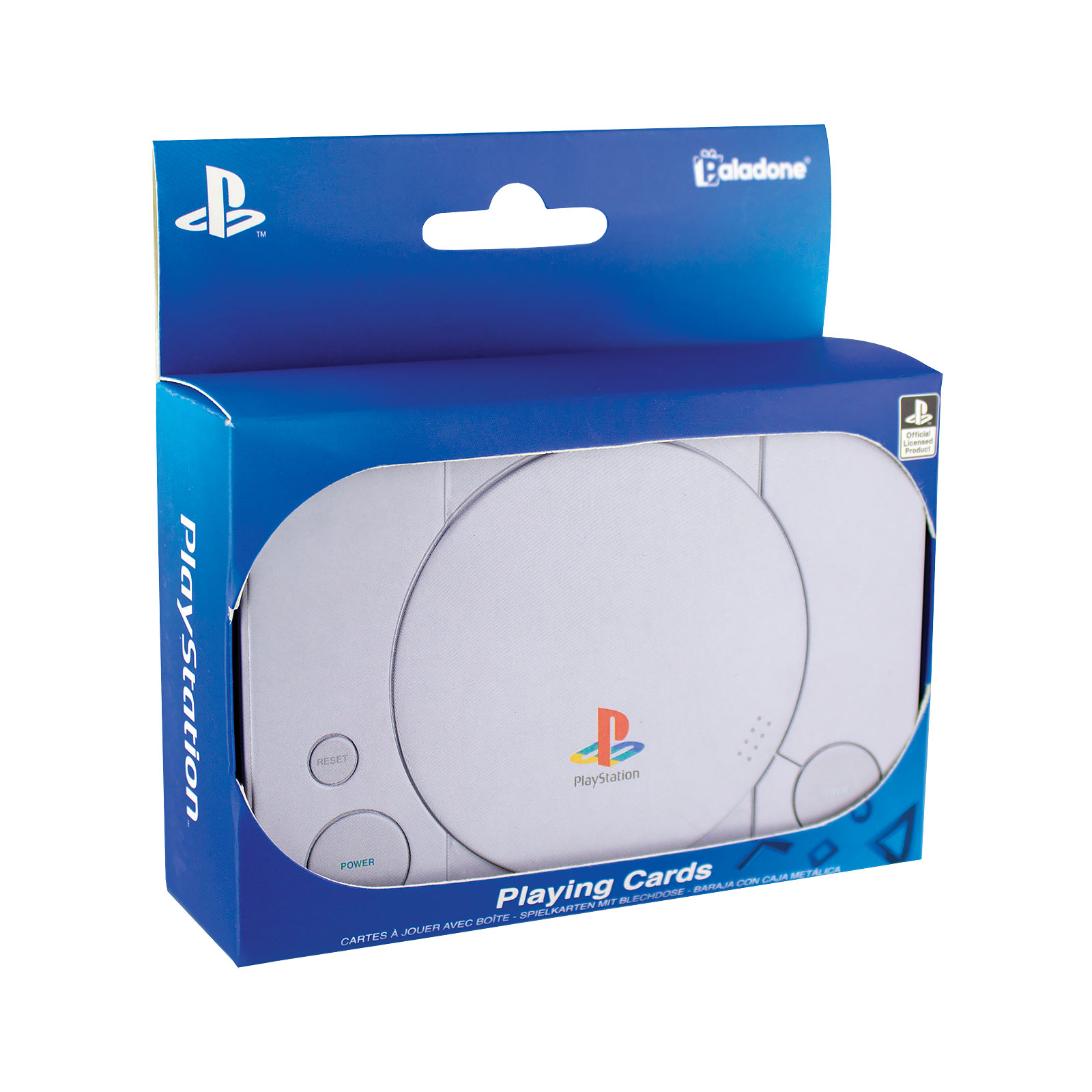 PlayStation - Playing Cards in Metal Box