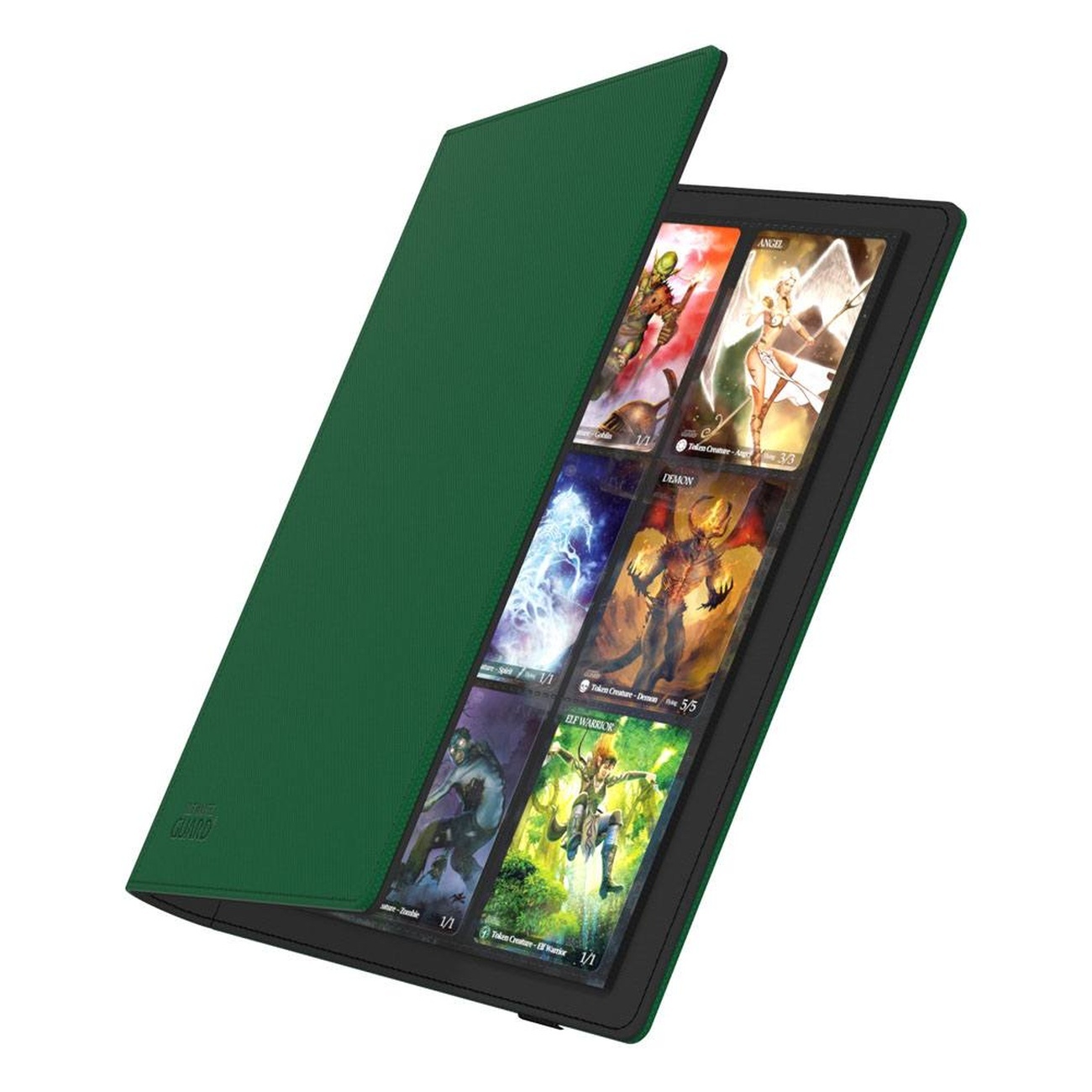 Ultimate Guard Flexxfolio 360 med 18 fickor Xenoskin - Grön