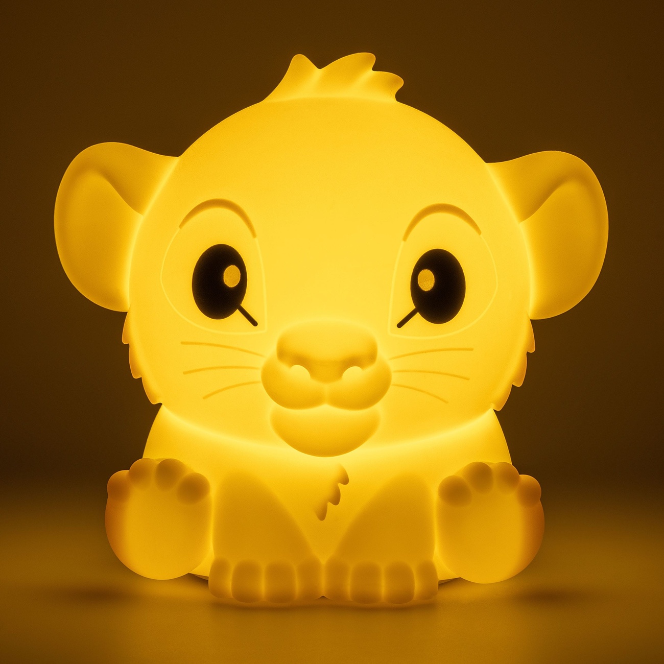 Disney Squishy Glo lampe en silicone Le Roi Lion Simba 15 cm