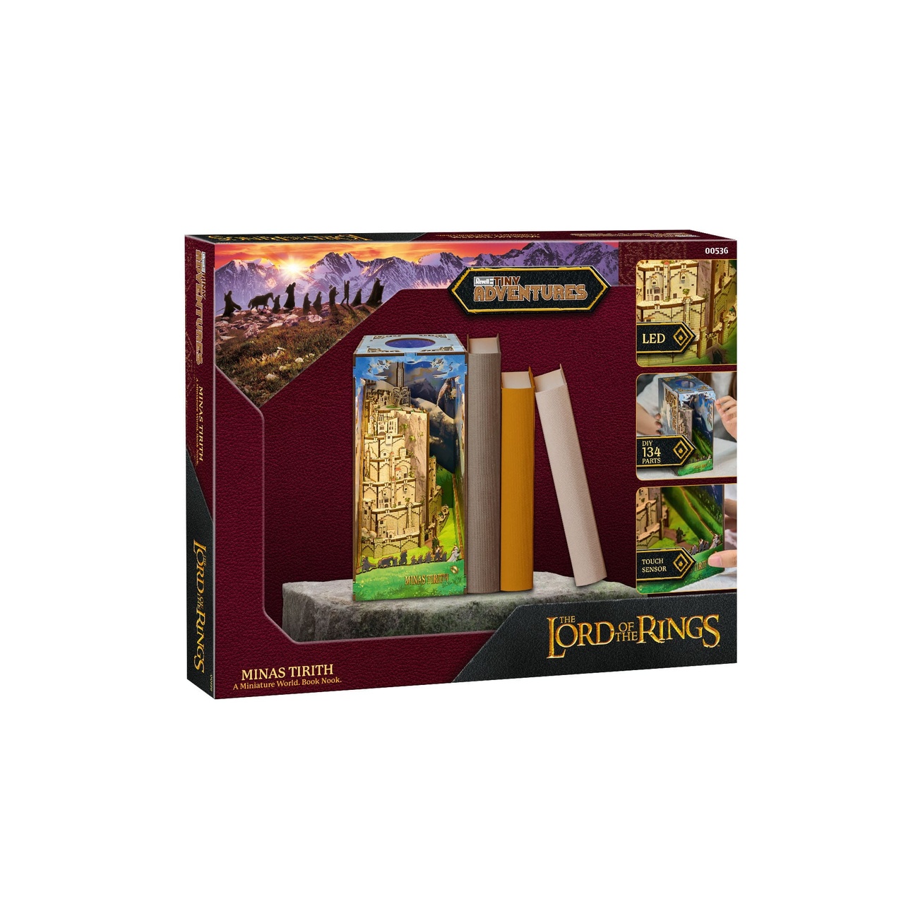 Der Herr der Ringe Tiny Adventures Book Nook Mini-Diorama Minas Tirith 23 cm