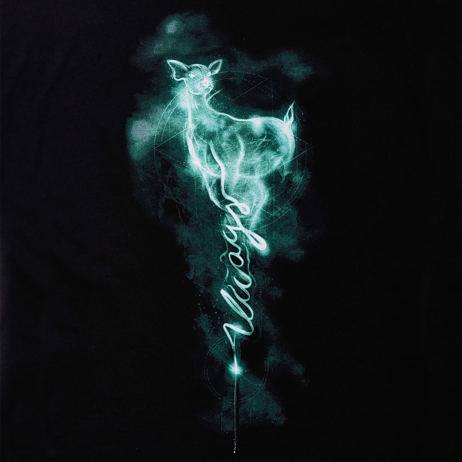 T-shirt Femme Snape Patronus Always Noir - Harry Potter