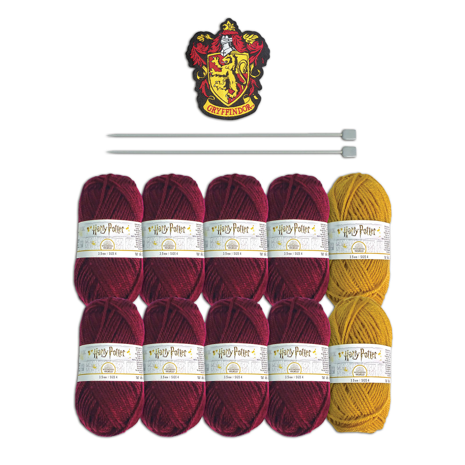 Harry Potter - Gryffindor Scarf Knitting Set