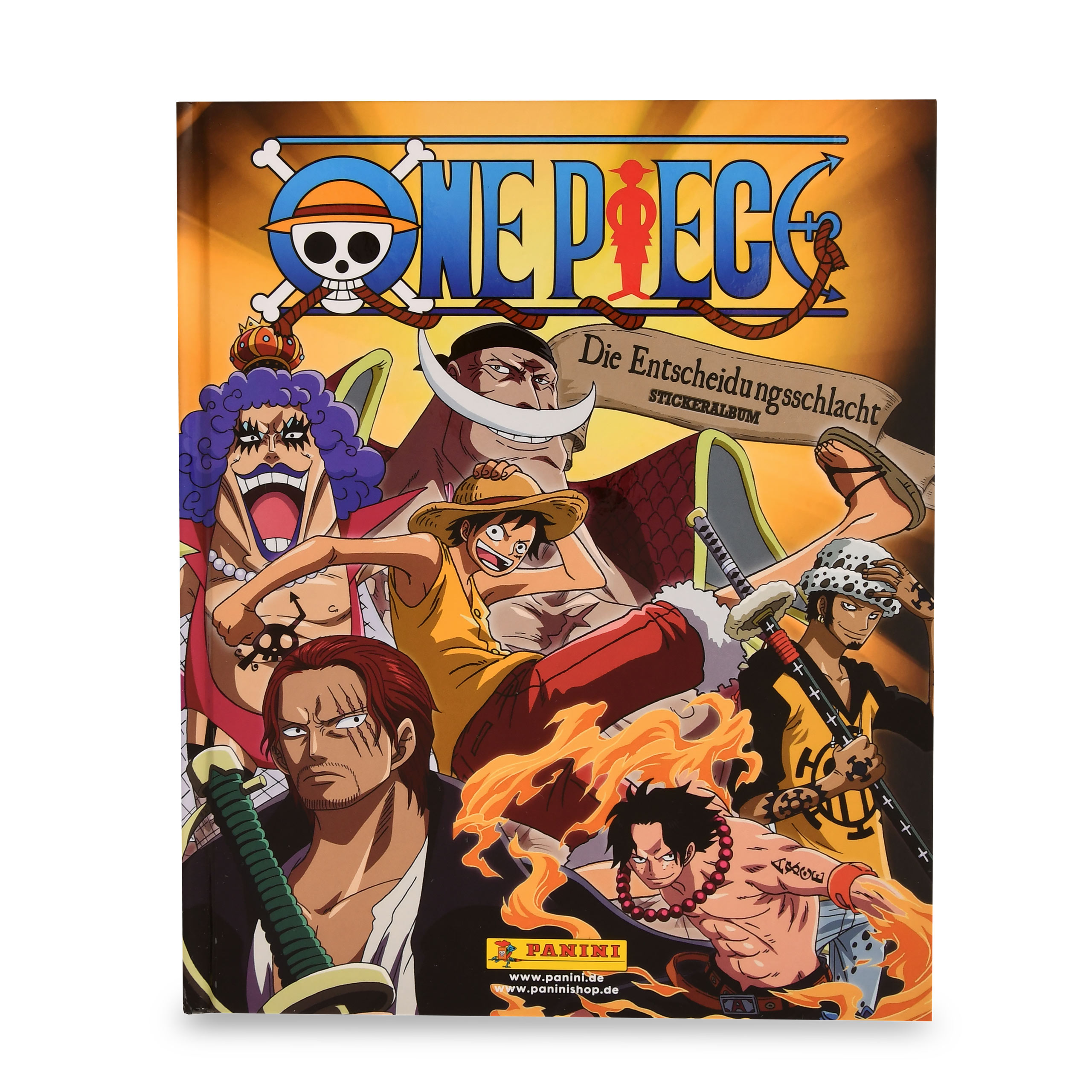 One Piece - Album d'autocollants de l'équipage de pirates couverture rigide