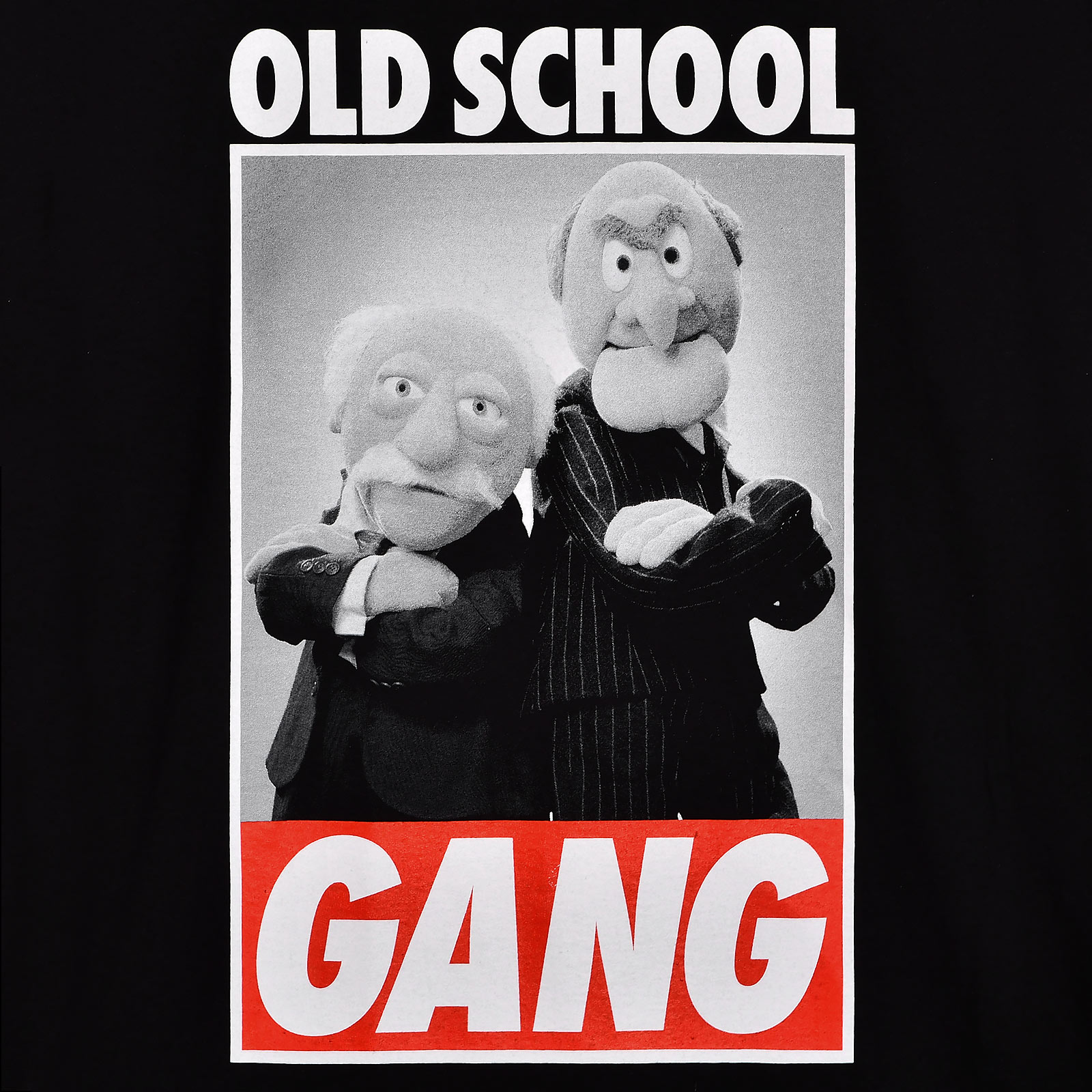 Muppets - T-shirt Old School Gang noir