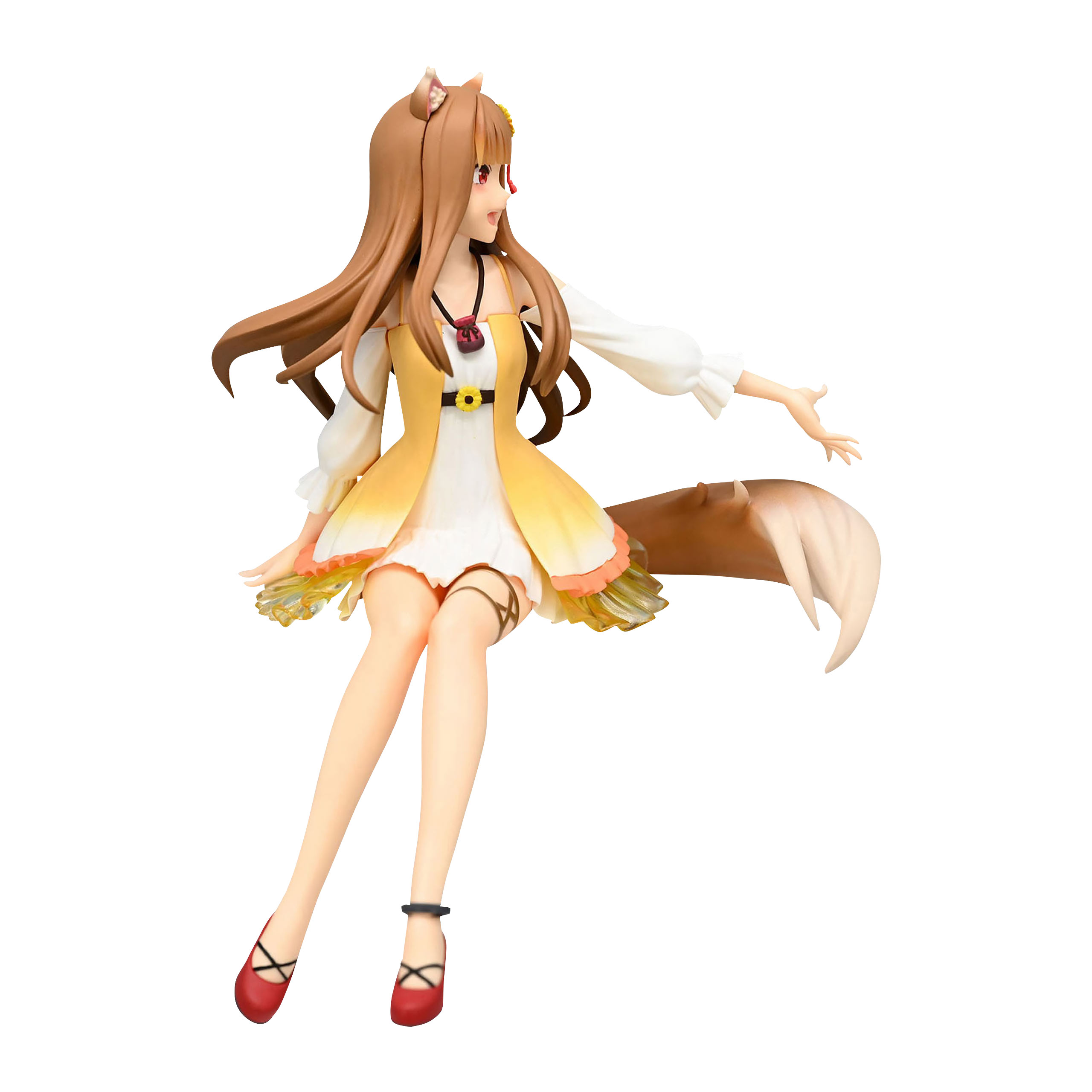 Spice and Wolf - Figurine Holo Noodle Stopper Version Robe Tournesol