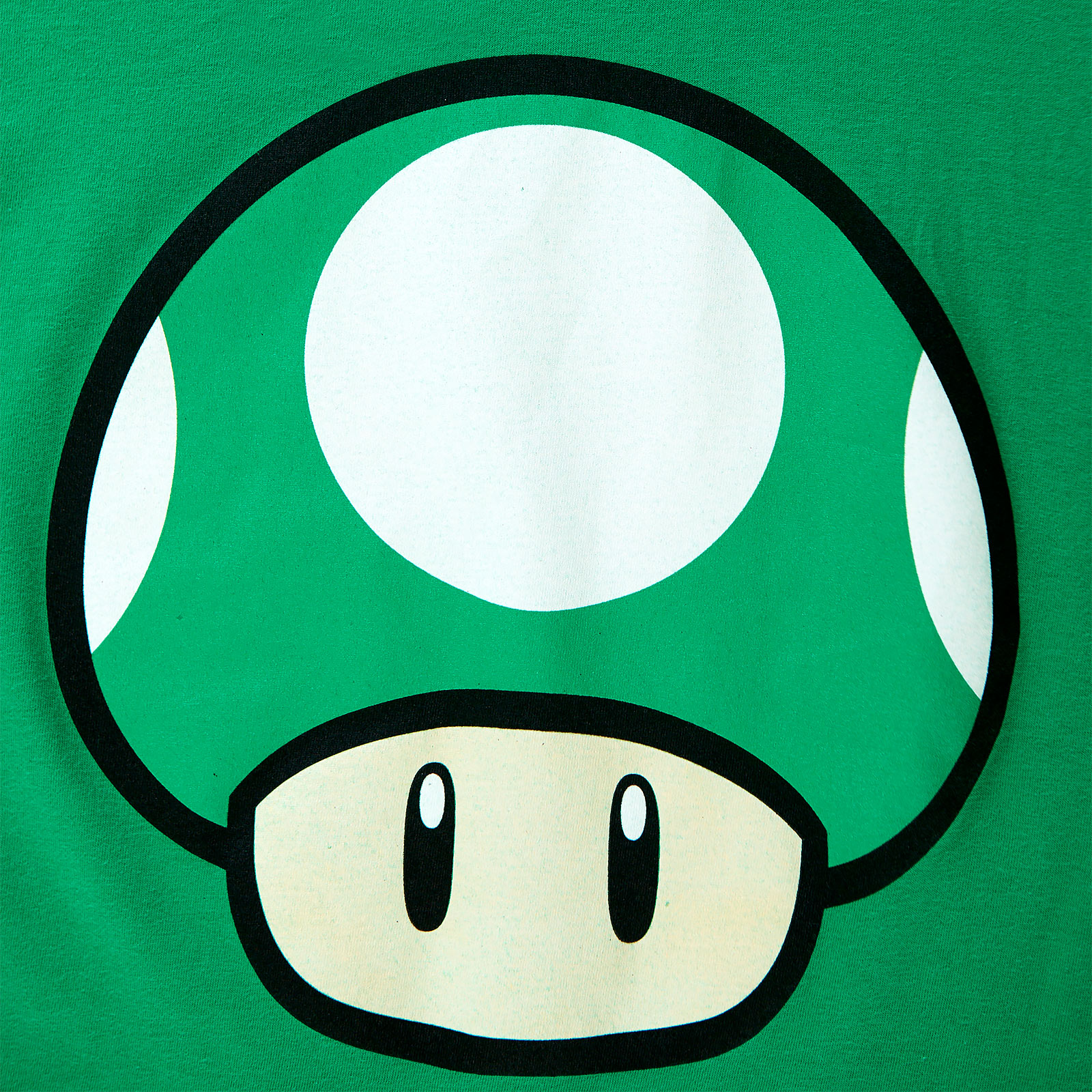 Super Mario - 1 UP Paddenstoel T-Shirt groen