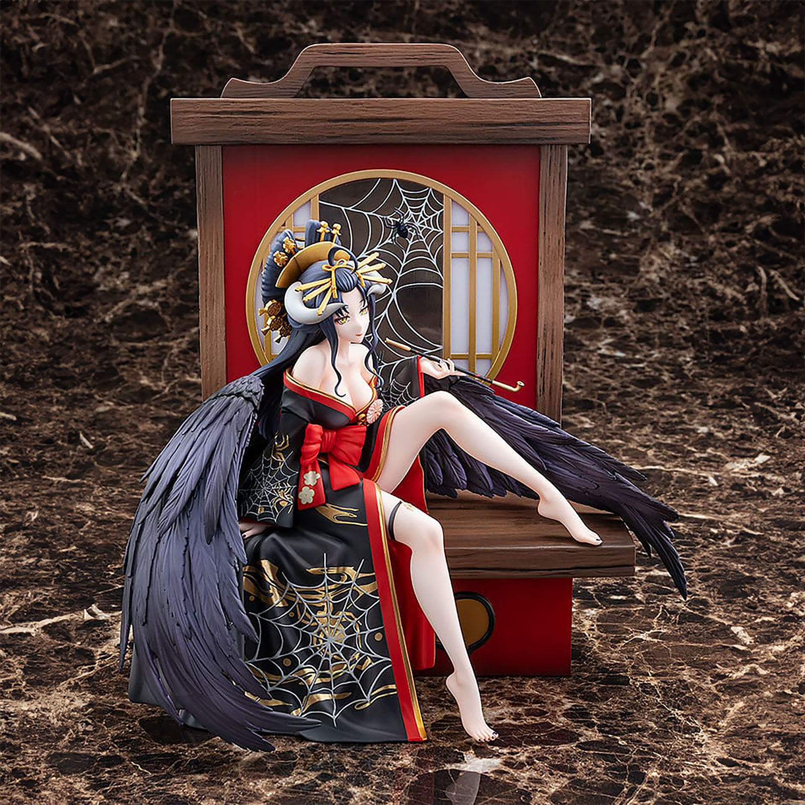 Overlord - Albedo 1:7 Estatua Splendid Kimono Versión