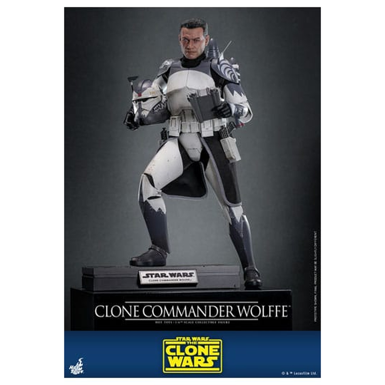 Star Wars: The Clone Wars - Clone Commander Wolffe Actionfigur 1:6