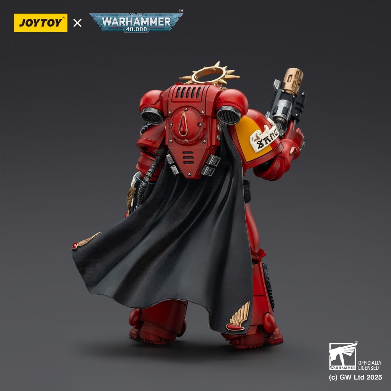 Warhammer 40k: Combat Patrol Blood Angels - Capitano con pistola Inferno e Power Fist Action figure 20 cm