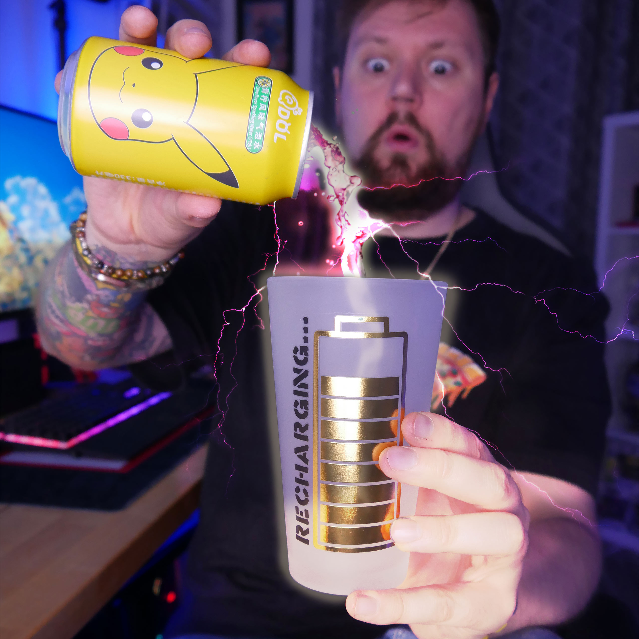 Pokemon - Juego de Vasos Thunderstruck (2 piezas)