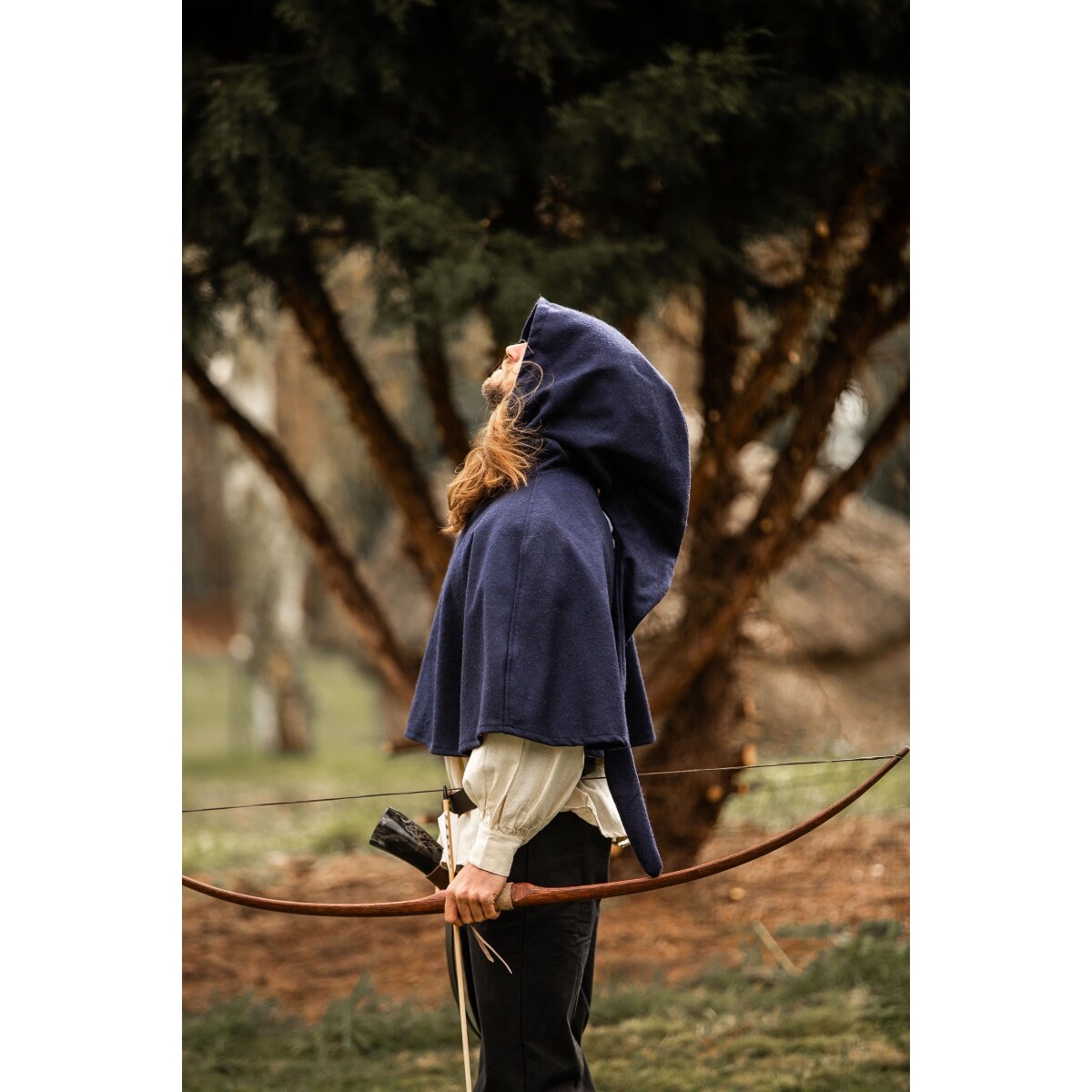 Middeleeuwse wollen gugel Paul