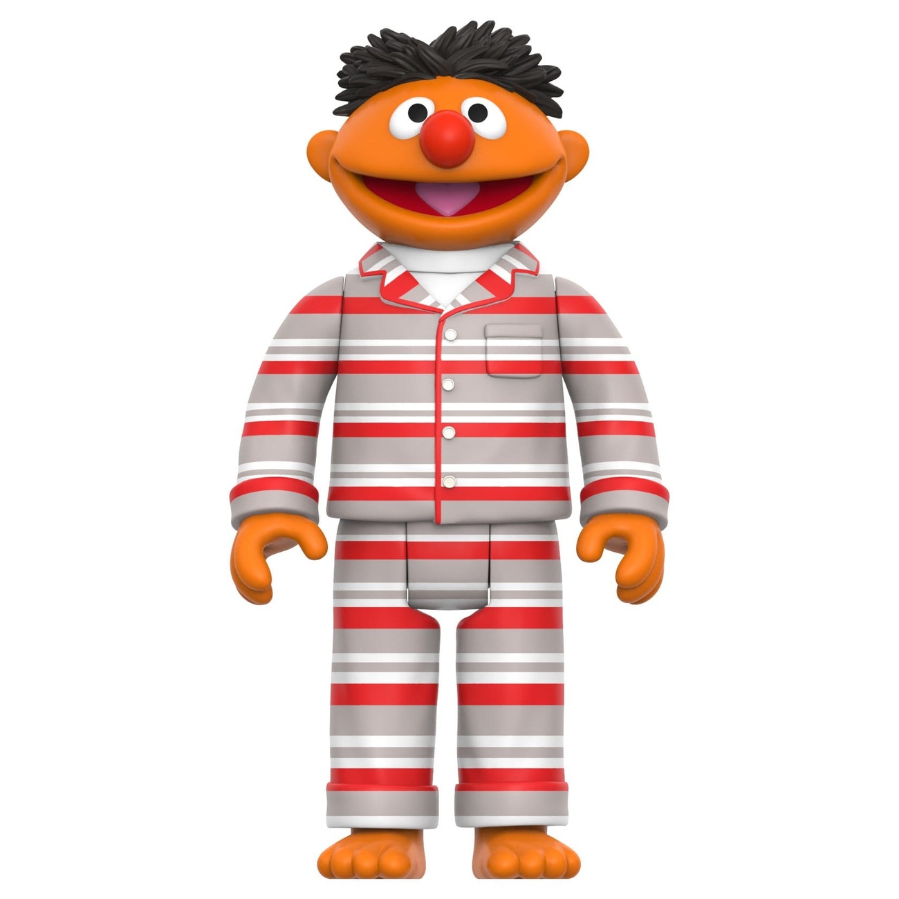 Sesame Street figurine articulée ReAction Wave 06 Ernie (pyjama) 10 cm