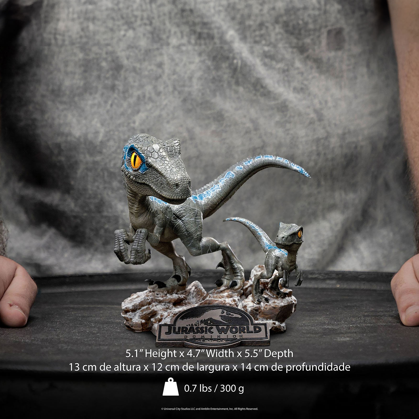 Jurassic World - Figura de Diorama de Blue y Beta