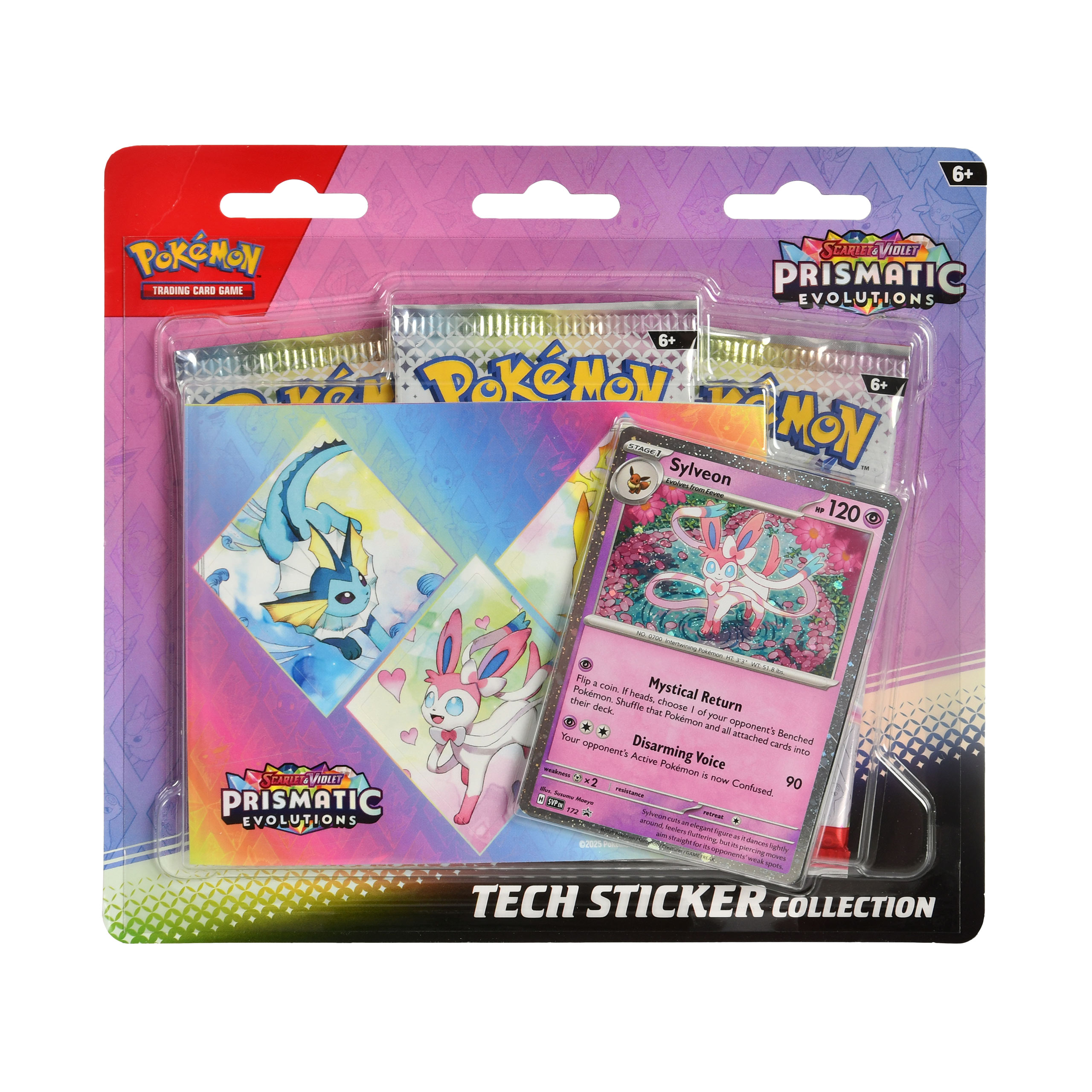 Pokemon Scarlet & Violet - Prismatic Evolutions Tech-Sticker-Collection