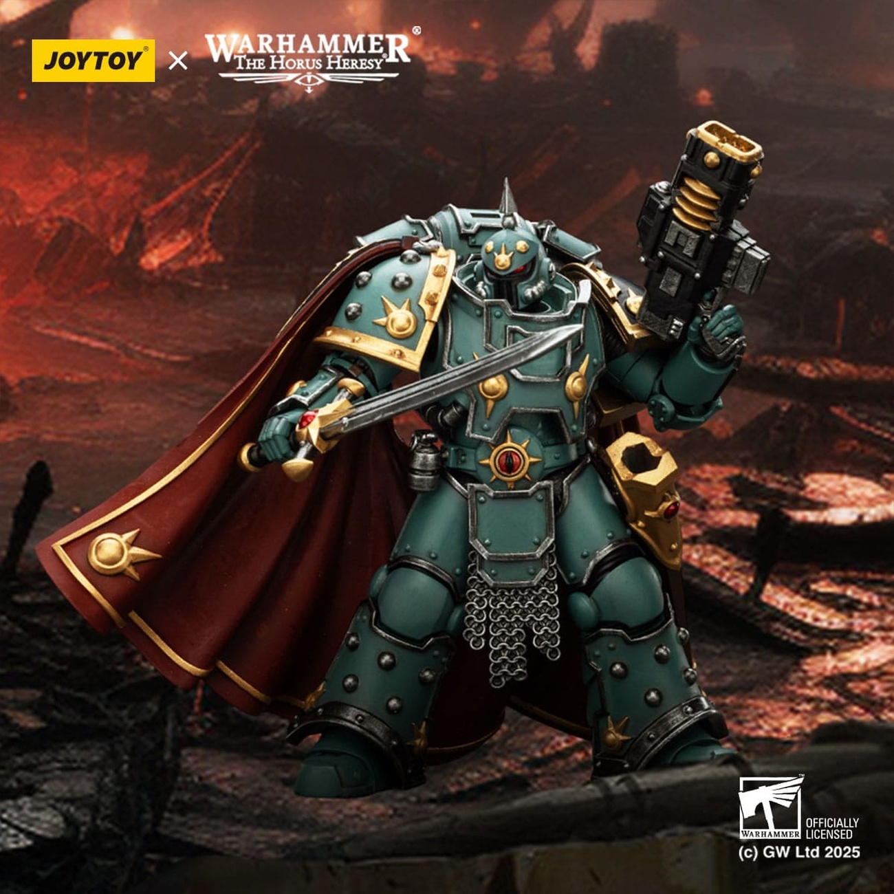 Warhammer 40K: Sons of Horus – Campione della Legione Action figure 12 cm