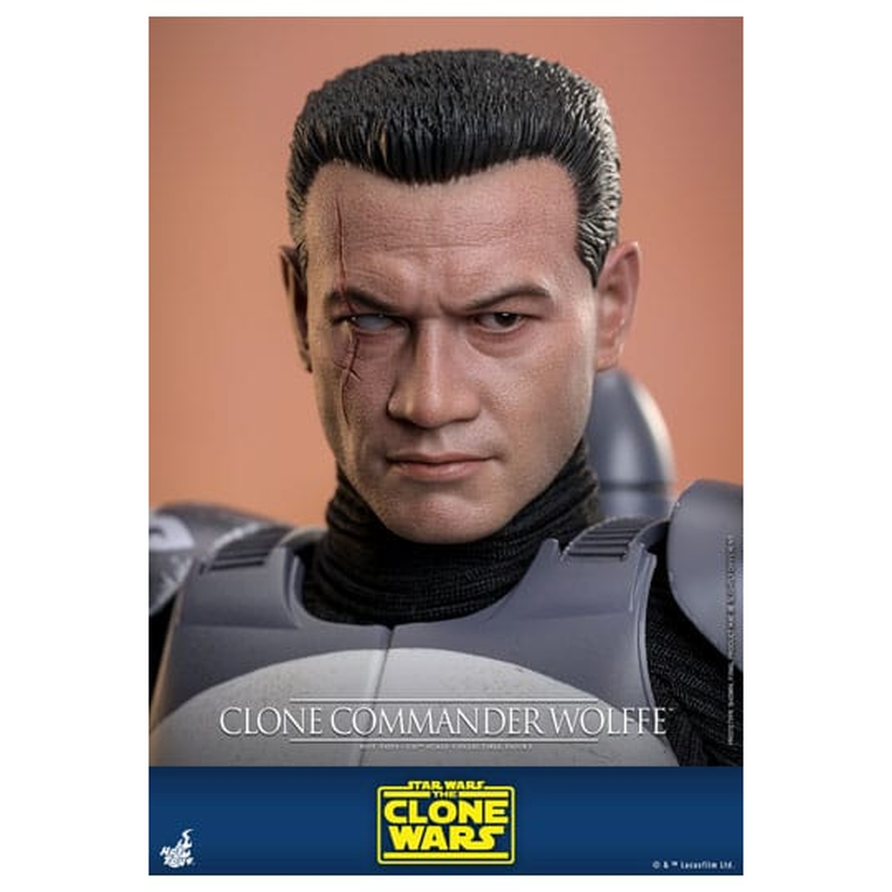 Star Wars: The Clone Wars - Clone Commander Wolffe Actionfigur 1:6