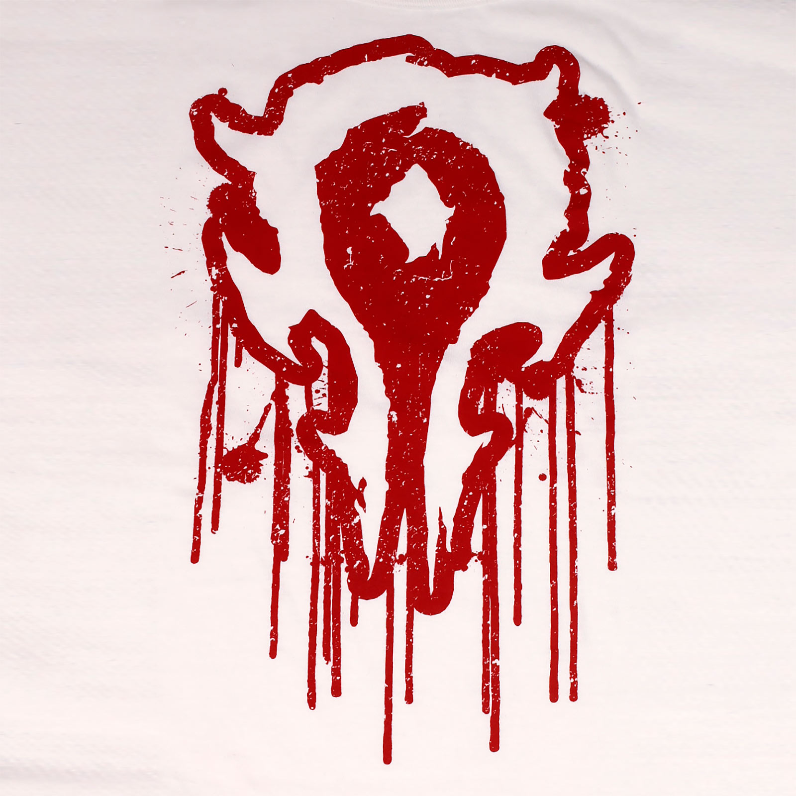 Warcraft - Bloody Horde Logo Tanktop wit