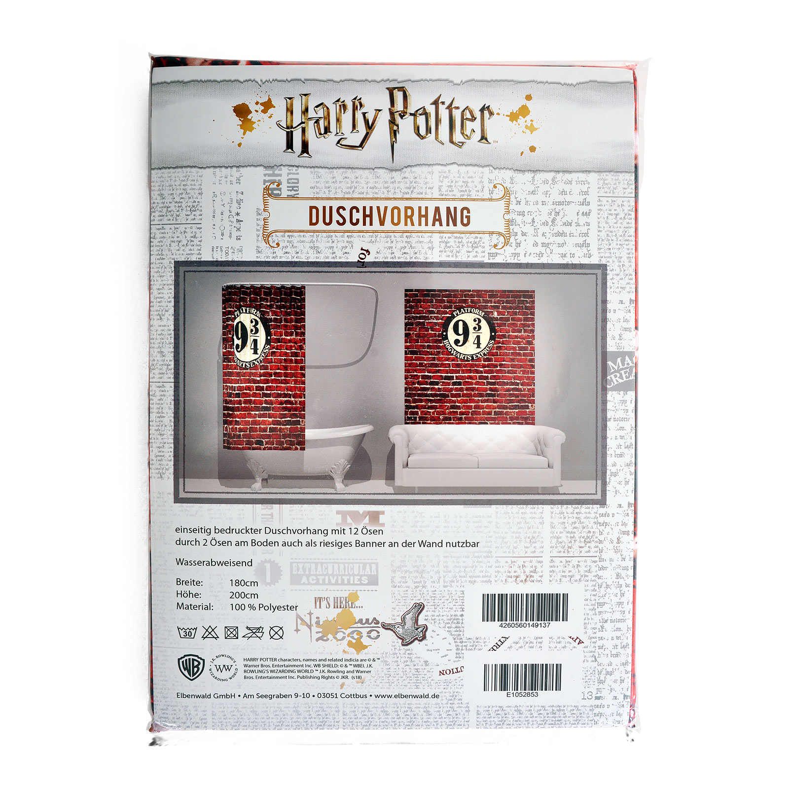 Harry Potter - Platform 9 3/4 Shower Curtain