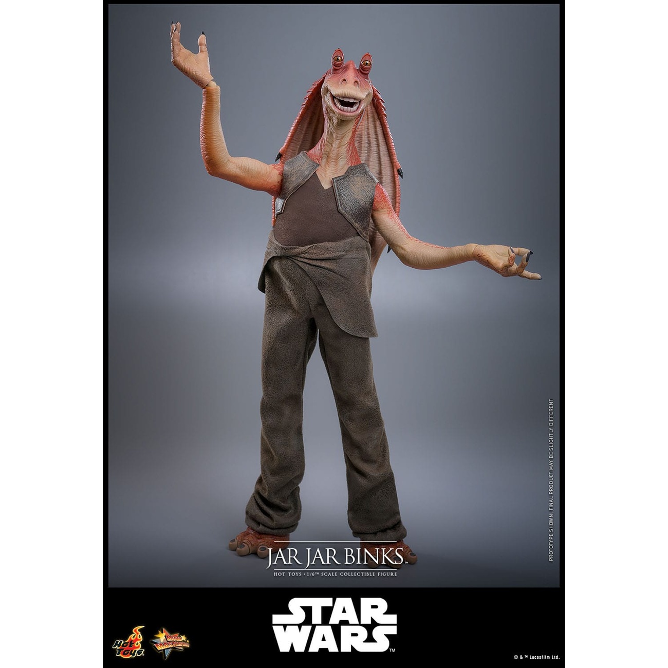 Star Wars - Figura de acción de Jar Jar Binks 1:6