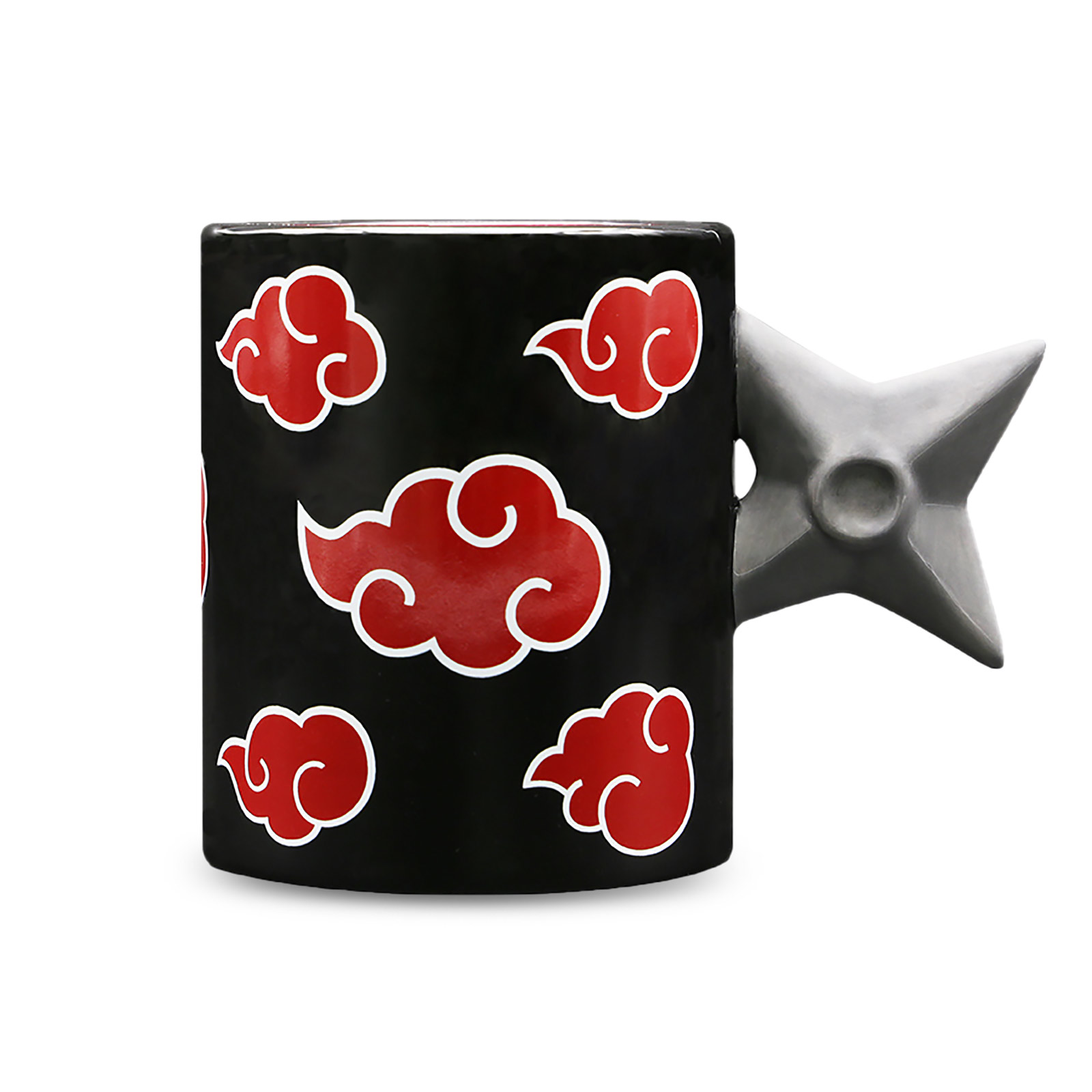 Naruto Shippuden - Taza Shuriken Akatsuki con asa 3D