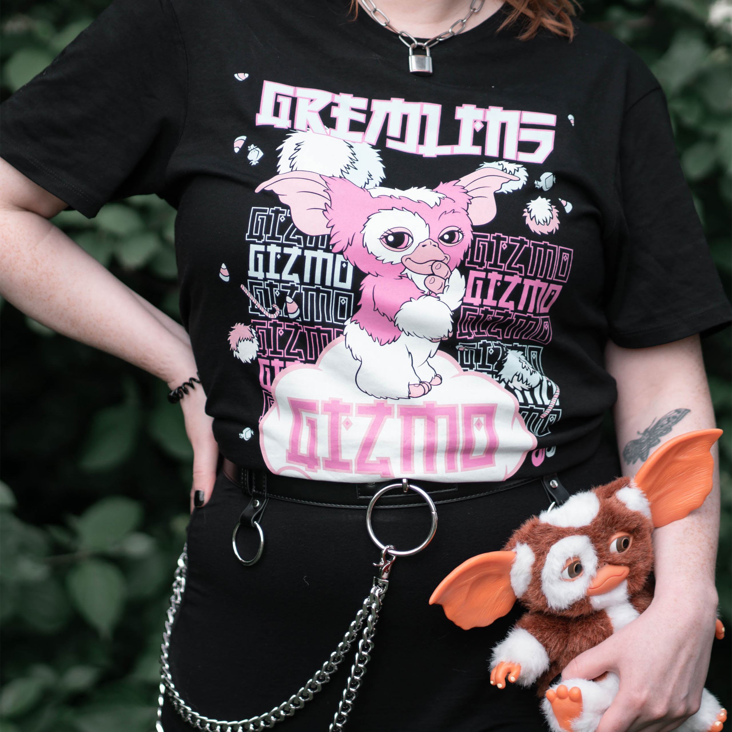 Gremlins - T-shirt dolce Gizmo nera