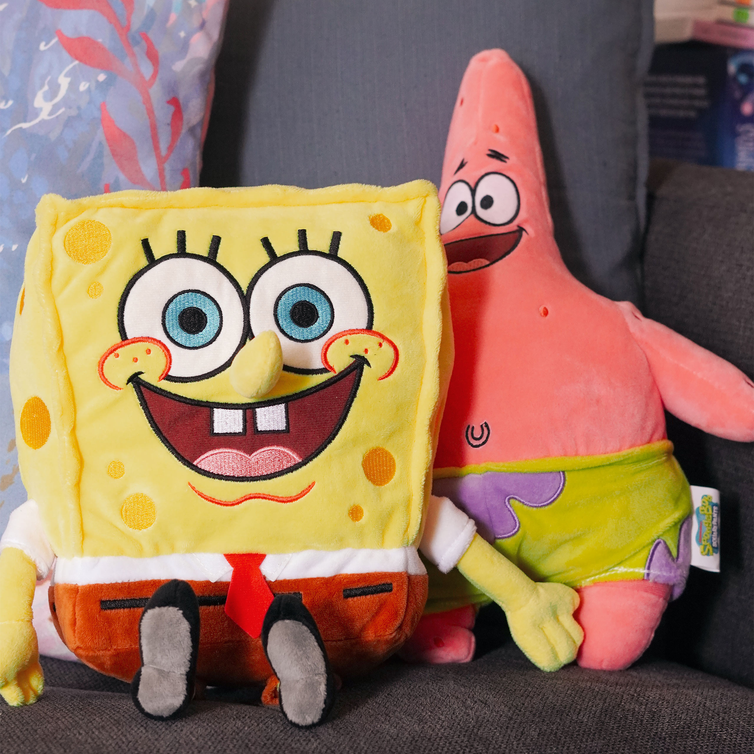 Spongebob Squarepants Fuggler Plush - 9 Inch Patrick With Human Teeth & Rare Butt-on Holes