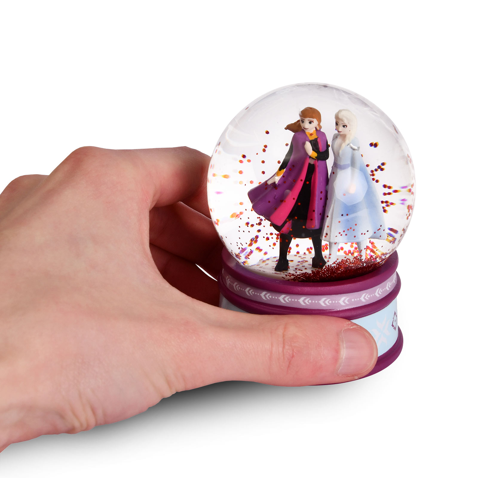 Frozen - Anna and Elsa Snow Globe with Glitter