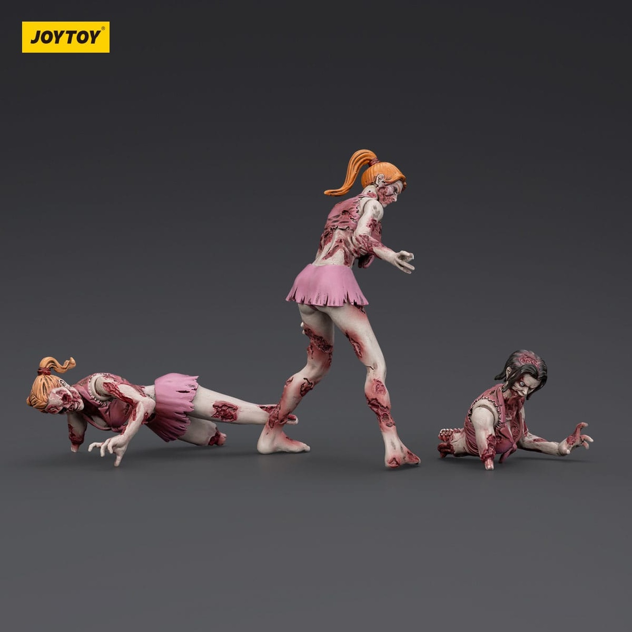 Zombie Dark Source actionfigurer 3-pack Cheer Leaders 8 cm