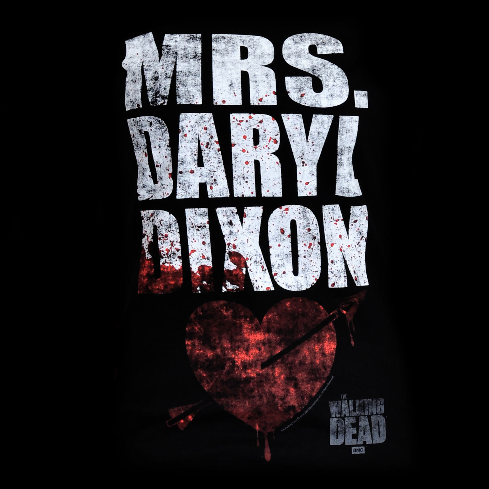 Walking Dead - Mrs. Dixon Girlie Shirt schwarz