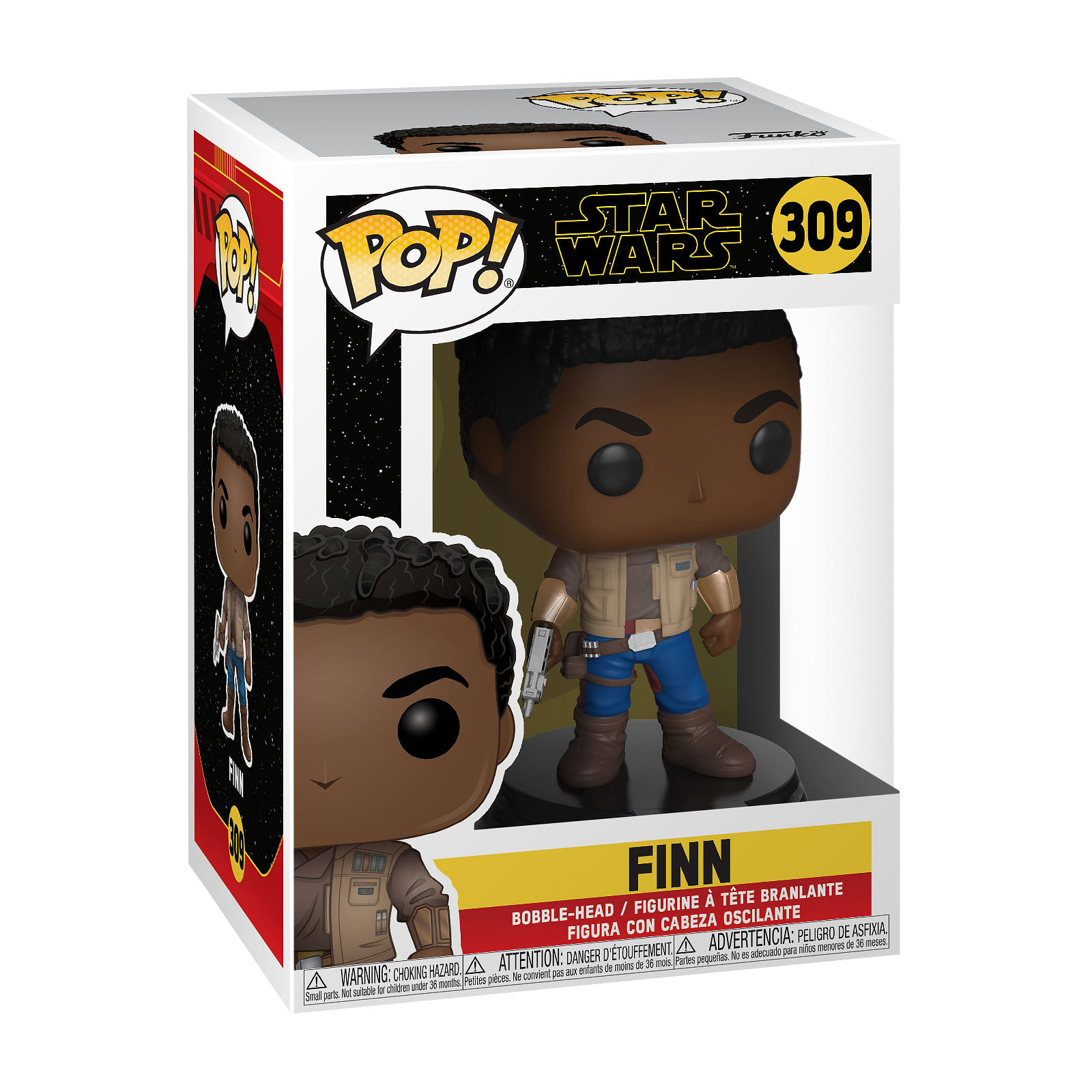 Star Wars - Finn épisode 9 Figurine Funko Pop à tête branlante