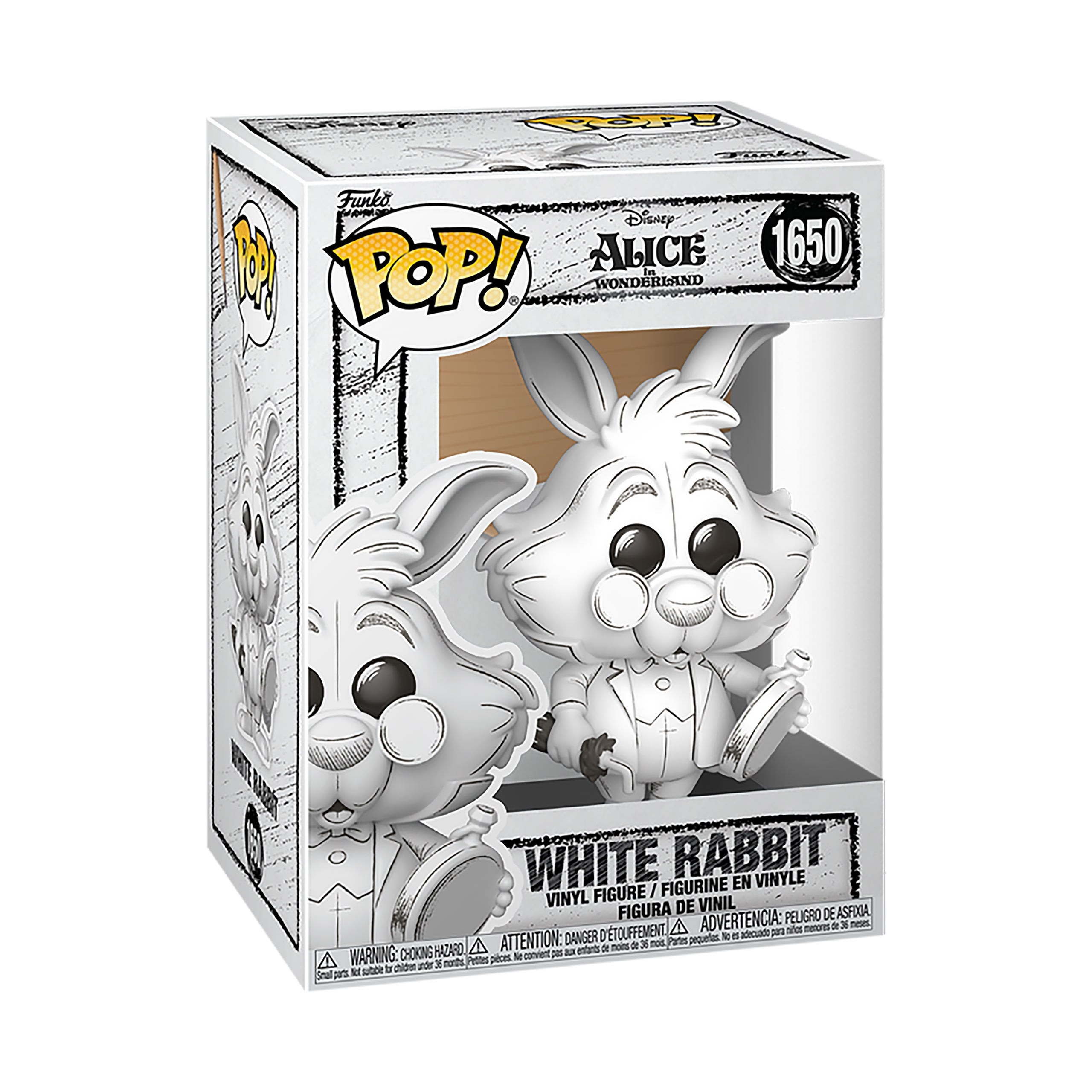 Alice in Wonderland - White Rabbit Sketched Funko Pop! Figure