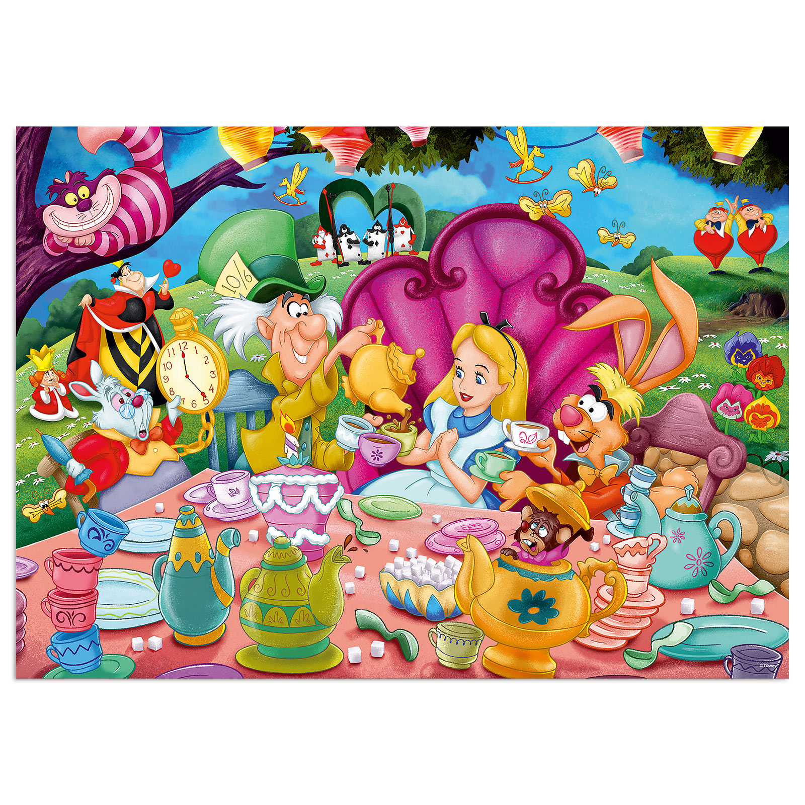 Alice au Pays des Merveilles - Puzzle Tea Time 1000 pièces