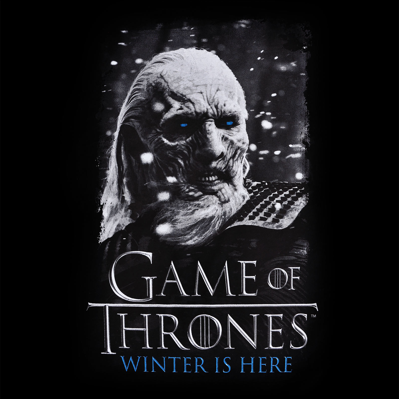 Game of Thrones - T-shirt White Walker noir