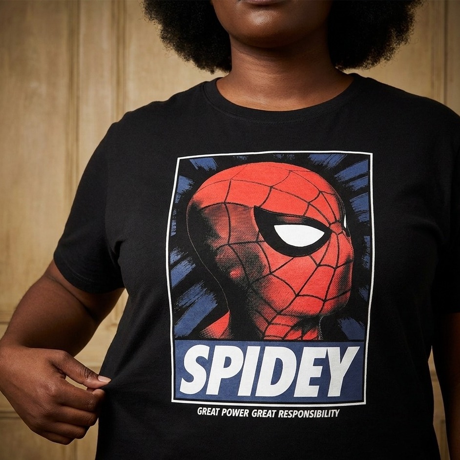 Spider-Man - Spidey Great Power T-shirt svart