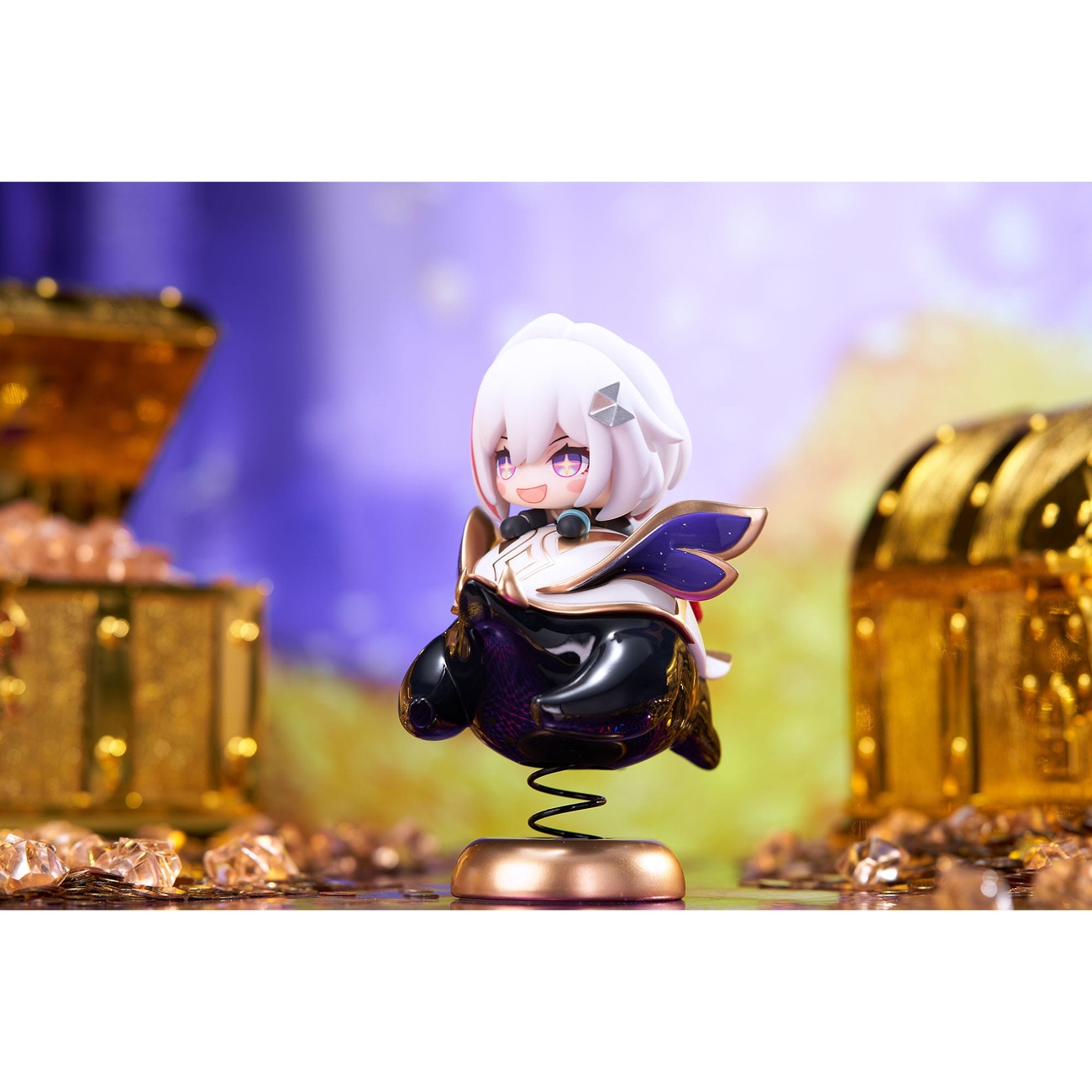 Honkai: Star Rail PVC Statue Topaz & Numby Chibi Chara Yurayura Stand 10 cm
