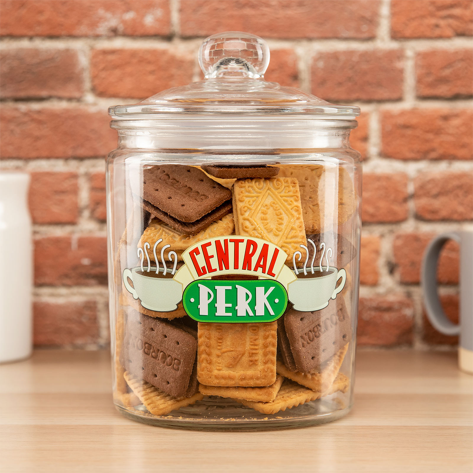 Friends - Central Perk cookie jar with lid glass