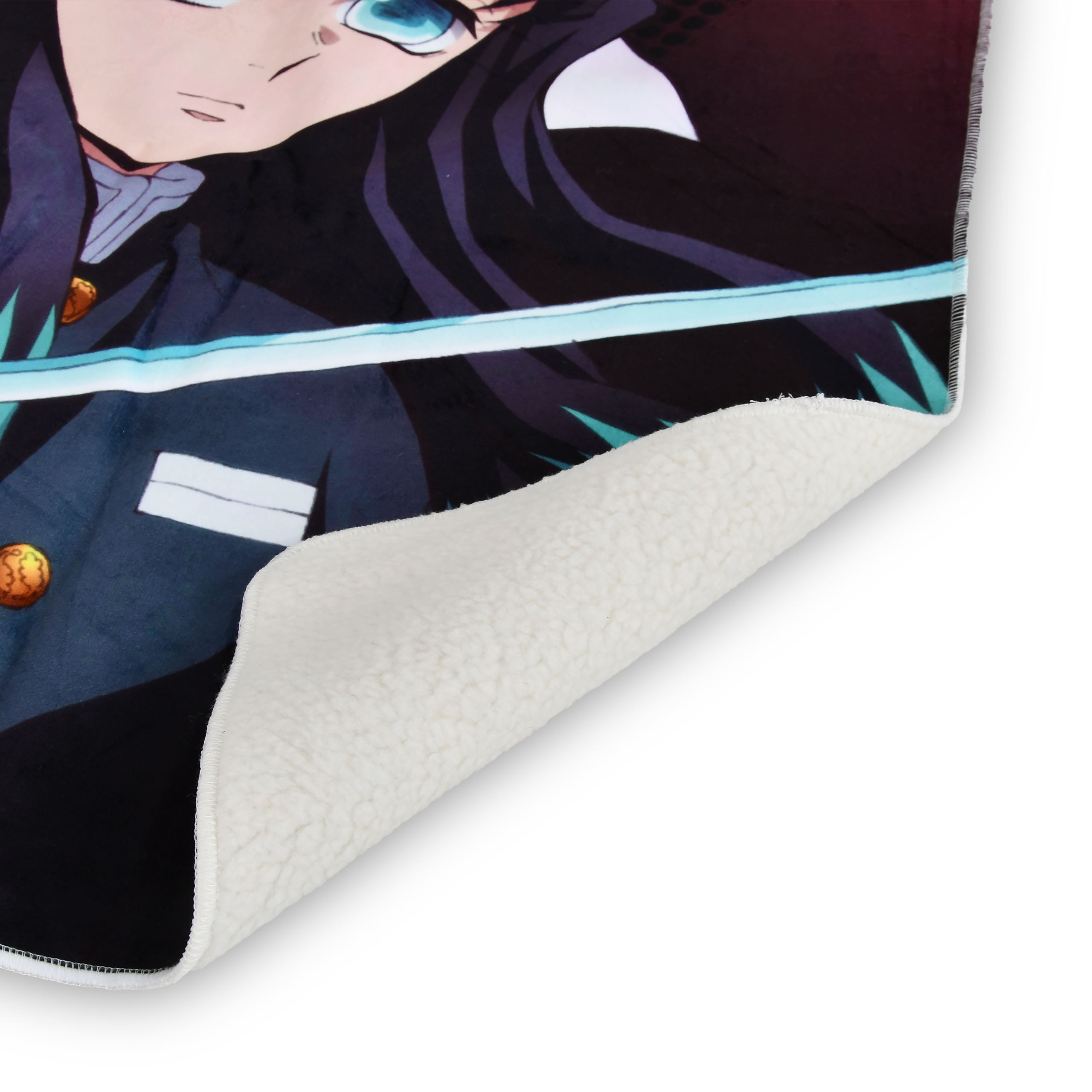 Coperta In Micropile Tema Anime Demone 130x150 Cm | Plaid Morbido Per Divano E Viaggi, Regalo Fan