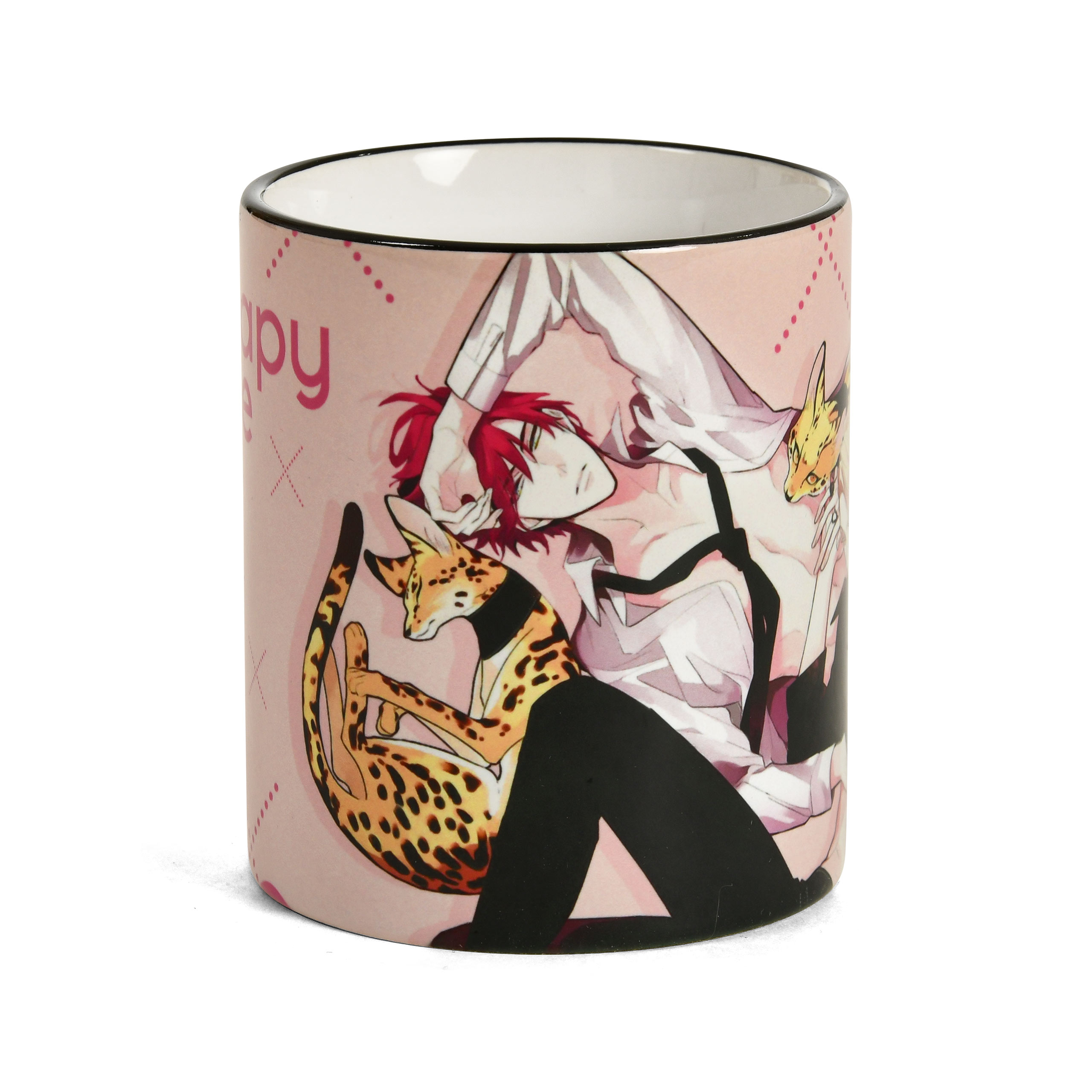 Shizuma and Minato Cats Mug for Therapy Game Fans