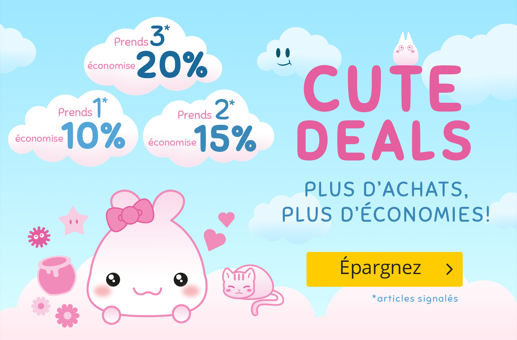 Cute Deals - Plus d’achats, plus d’économies