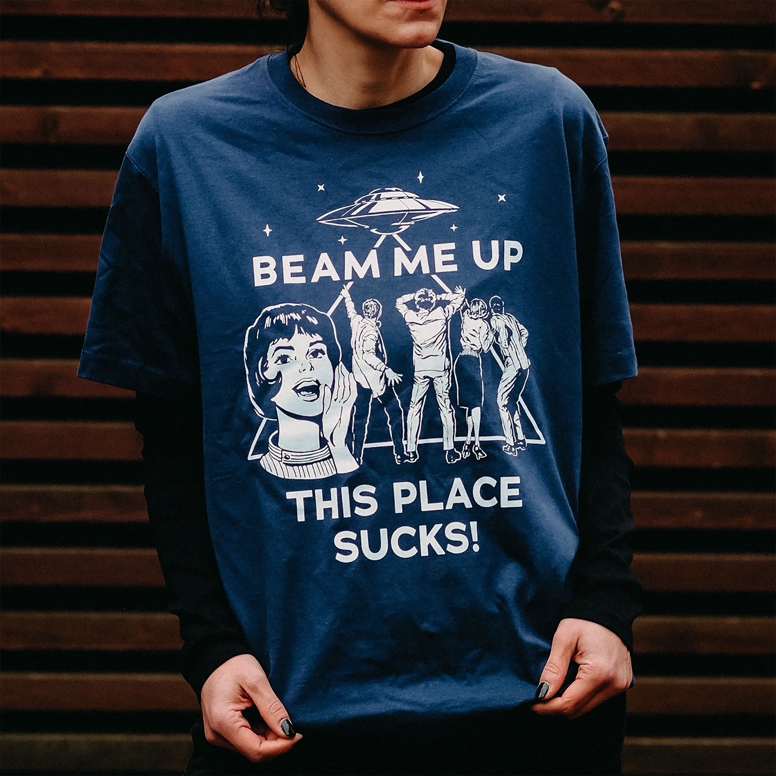 Stranger Things - Beam Me Up T-Shirt