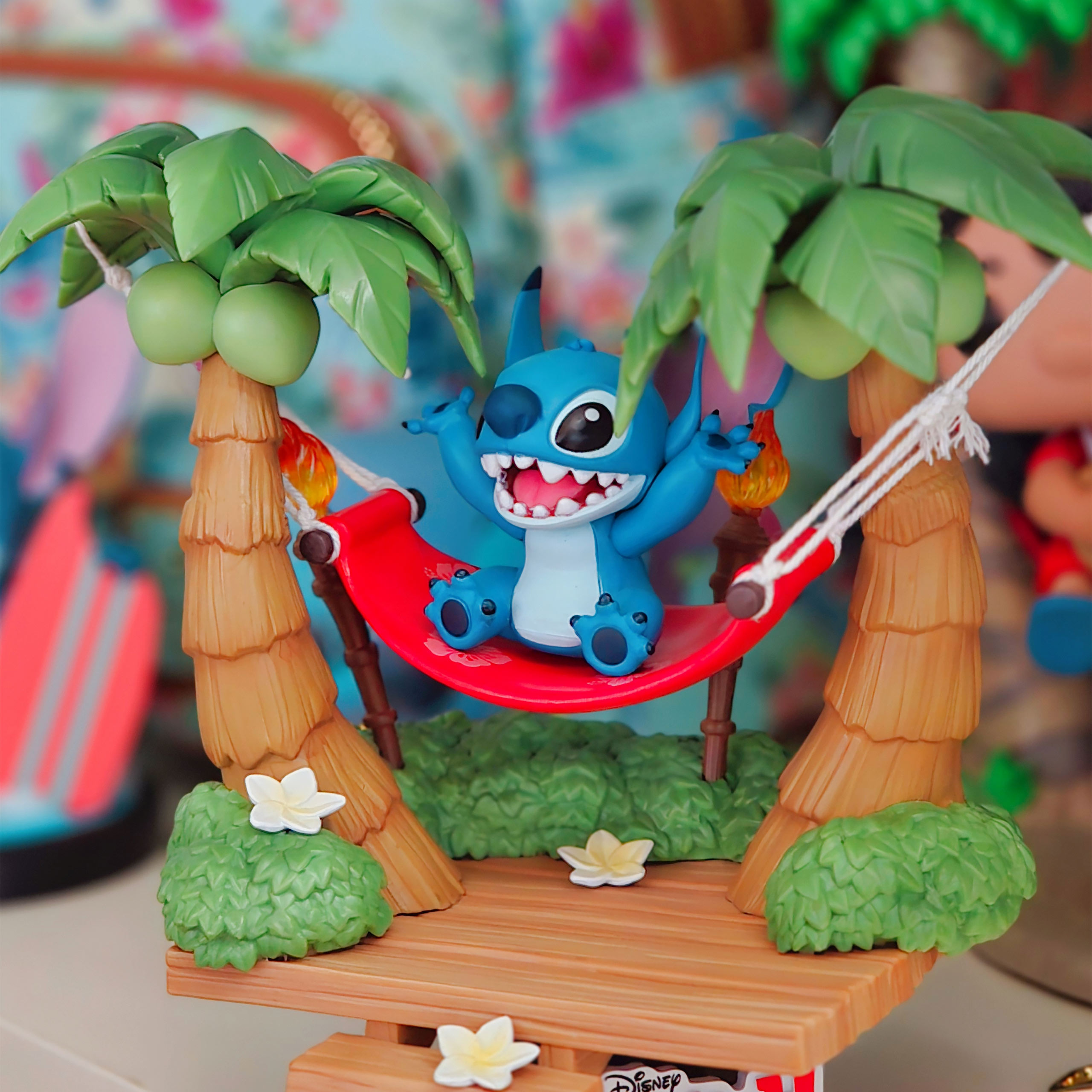 Stitch in Hangmat D-Stage Diorama - Lilo & Stitch