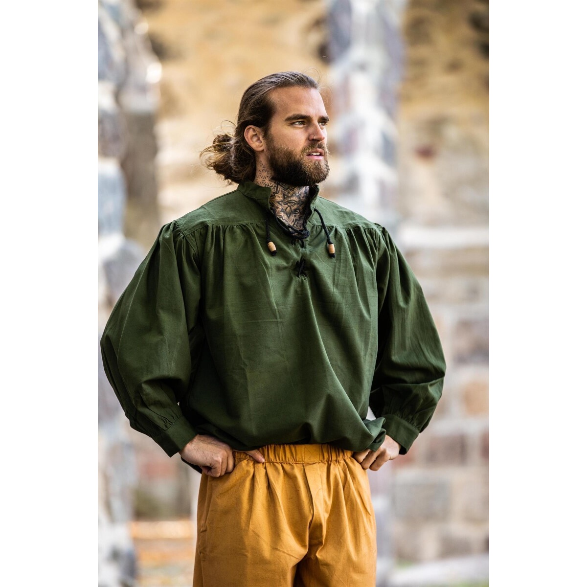 Medieval Shirt Ludwig green