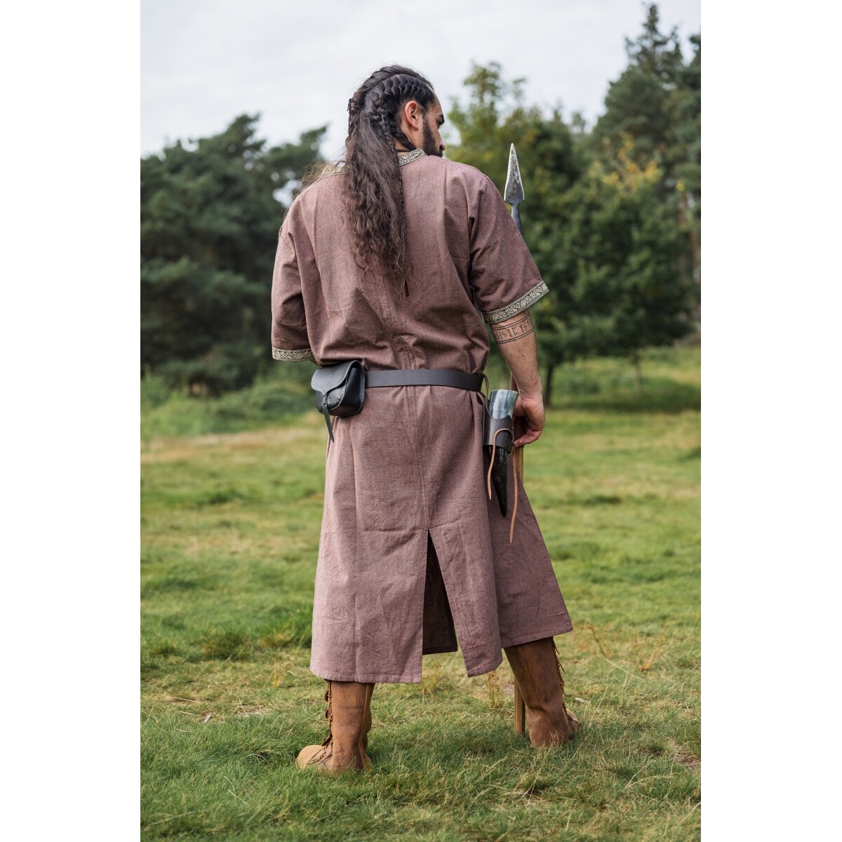 Medieval Short-Sleeve Tunic Richard chestnut