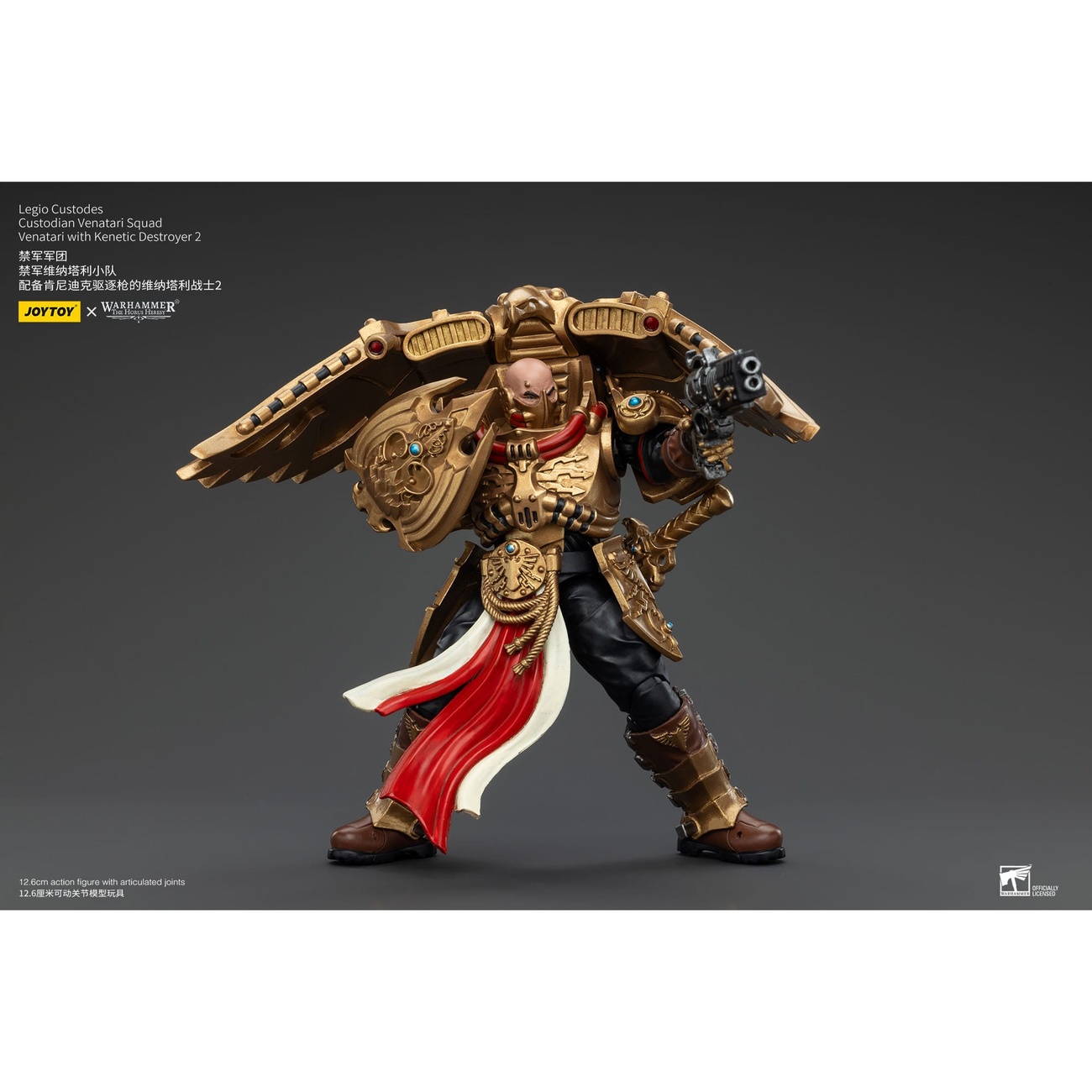 Warhammer The Horus Heresy Actiefiguur 1/18 Legio Custodes Custodian Venatari Squad Venatari with Kinetic Destroyer 2 13