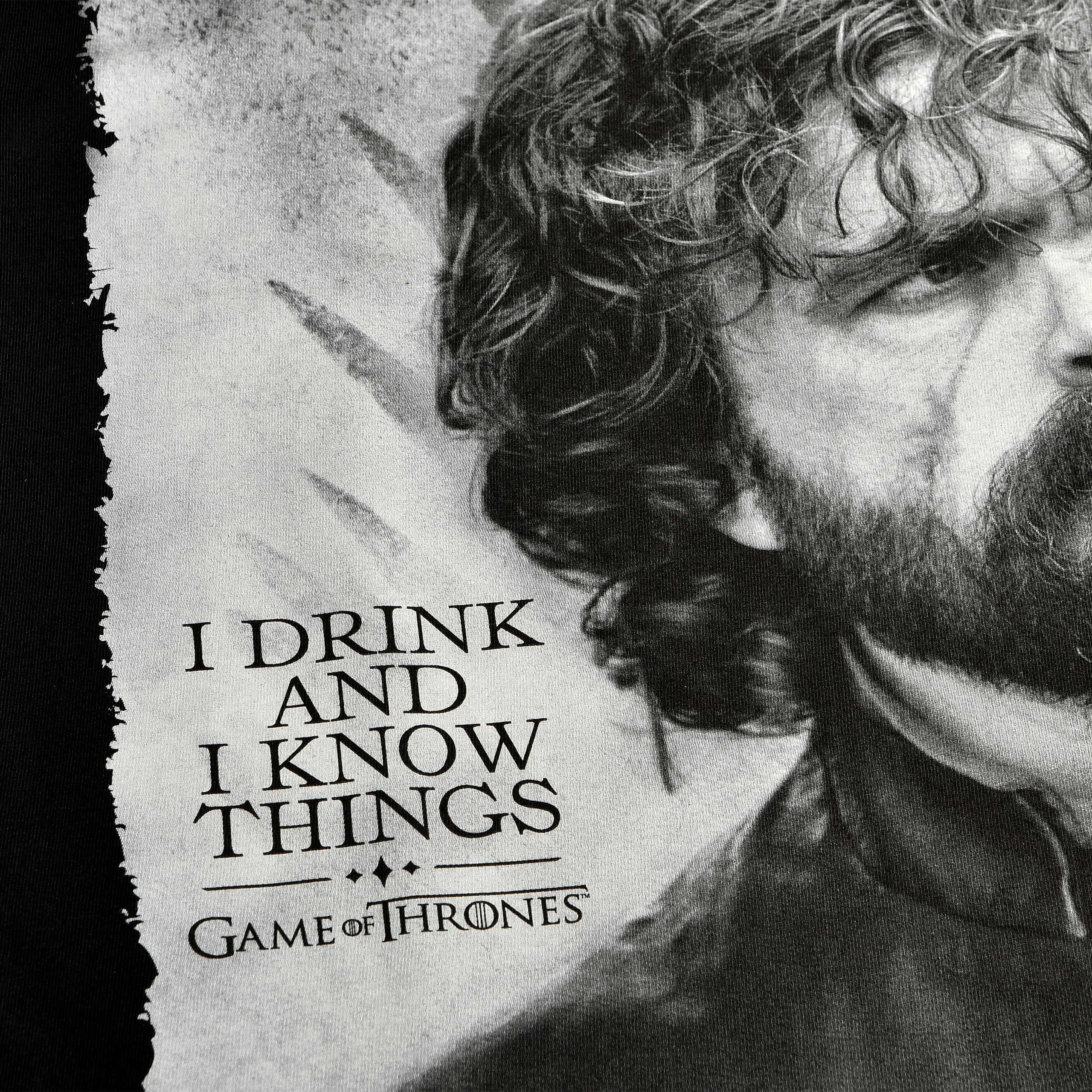 Game of Thrones - Tyrion Drink And Know Things T-Shirt schwarz