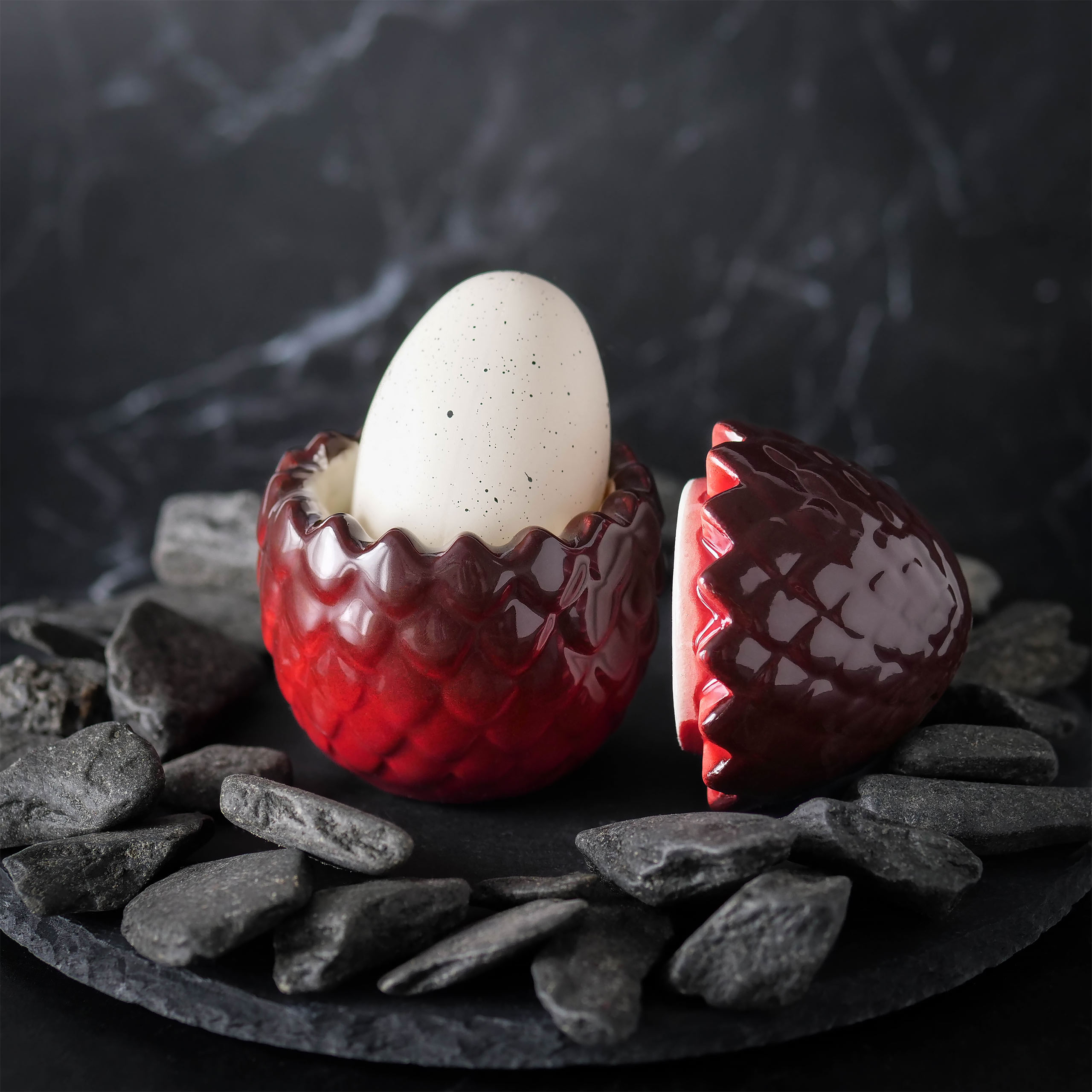 Game of Thrones - Dragon Egg Egg Cup and Salt Shaker