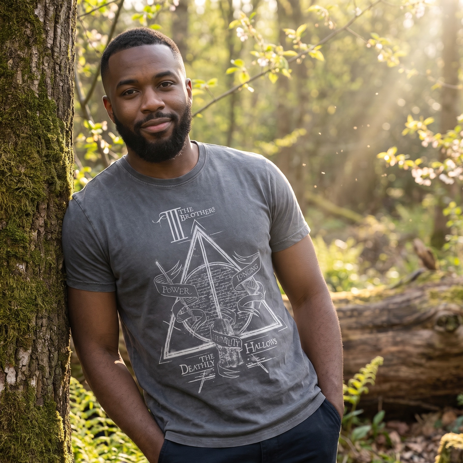 Harry Potter - Dödsrelikerna T-shirt dam grå